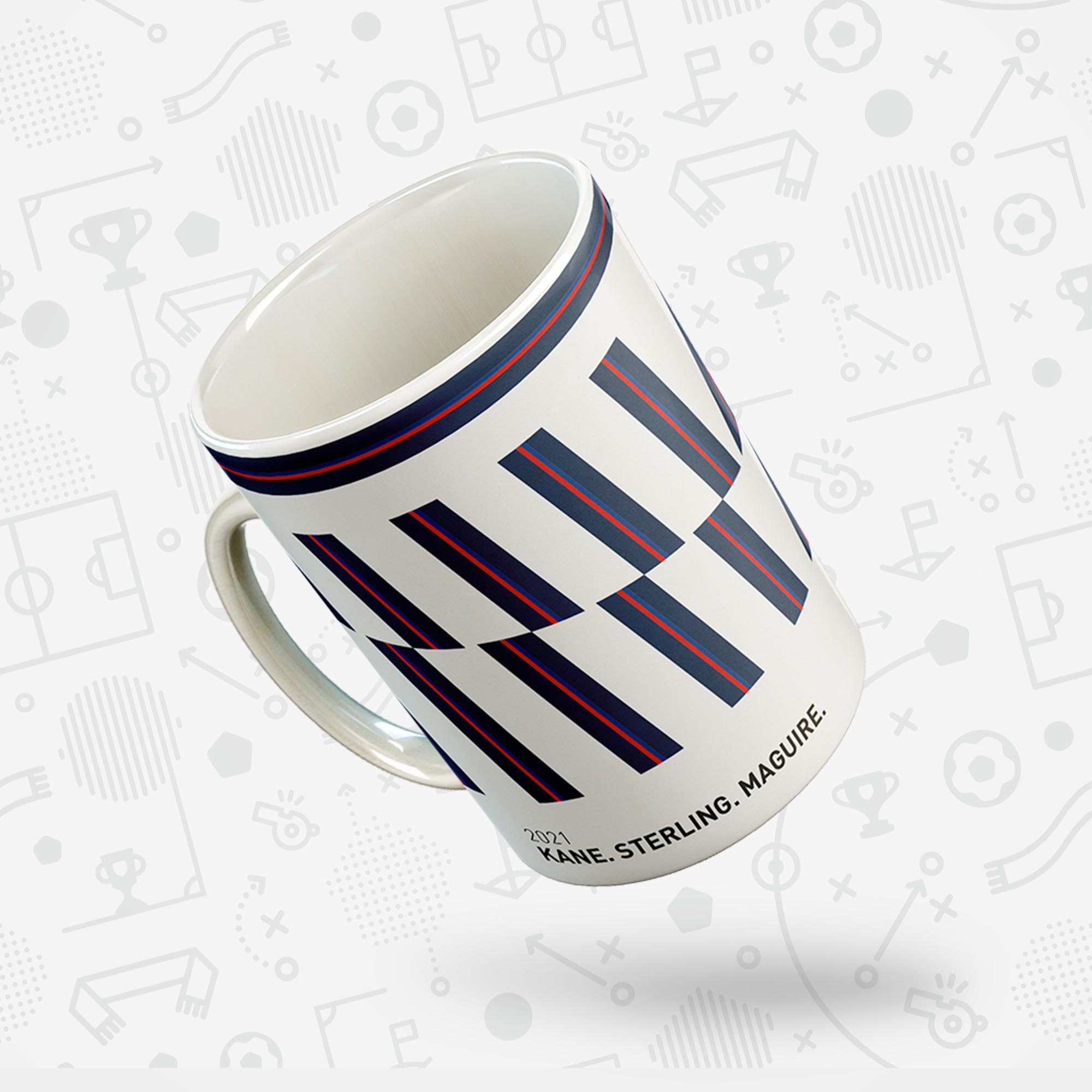 England 2021 'Better Days' Football Kit Mug Good Team On Paper