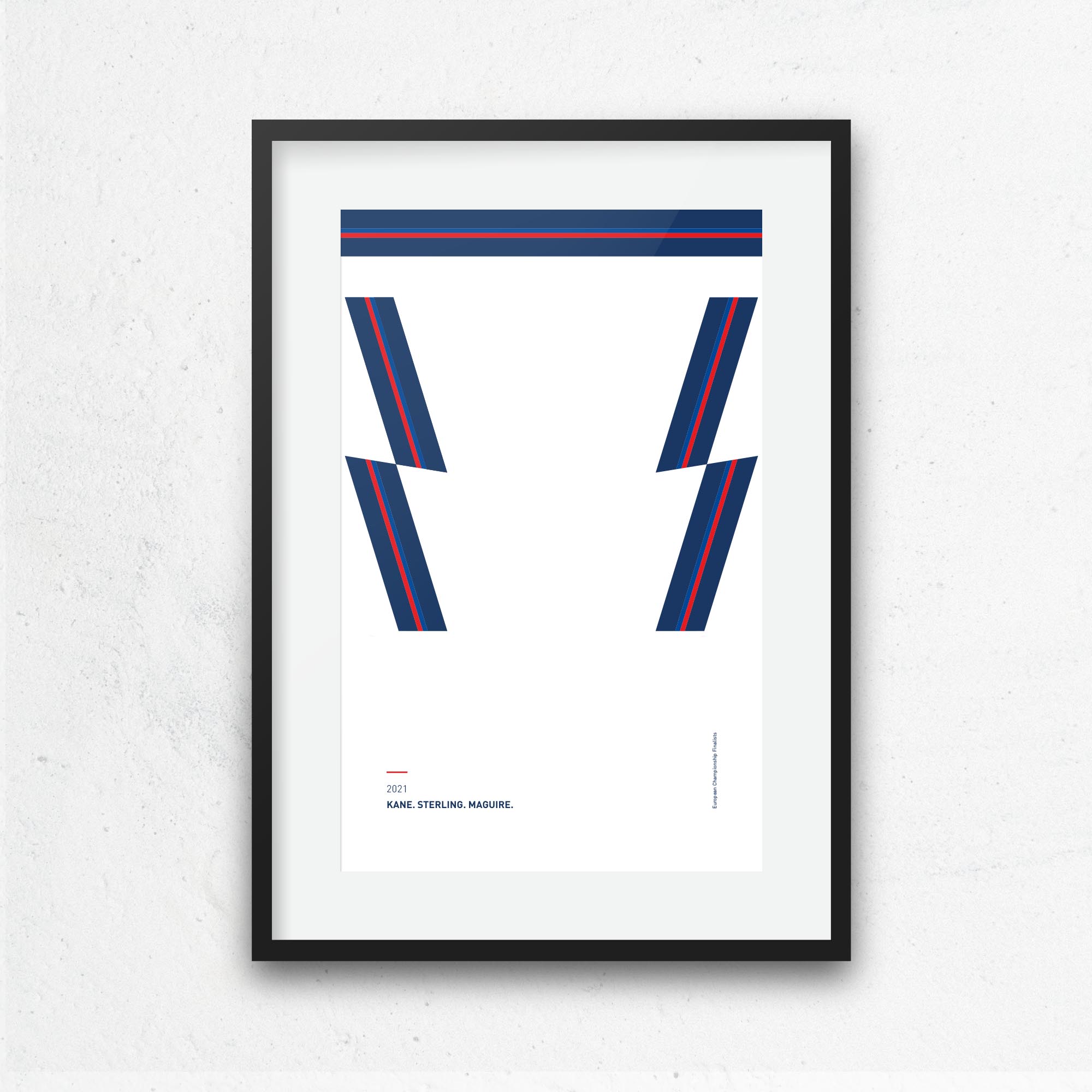 England 2021 'Better Days' Football Print Good Team On Paper