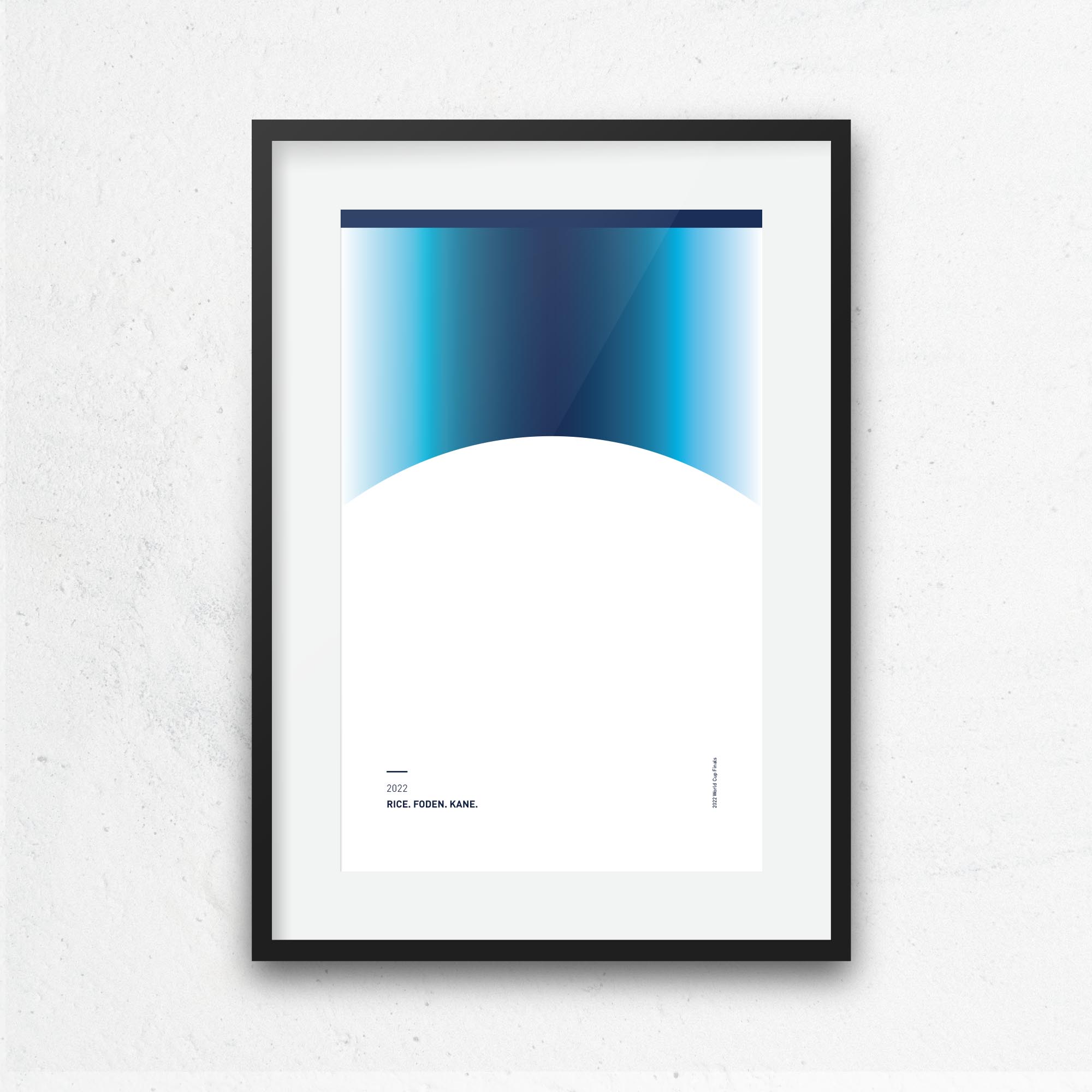 England 2022 'Better Days' Football Print Good Team On Paper
