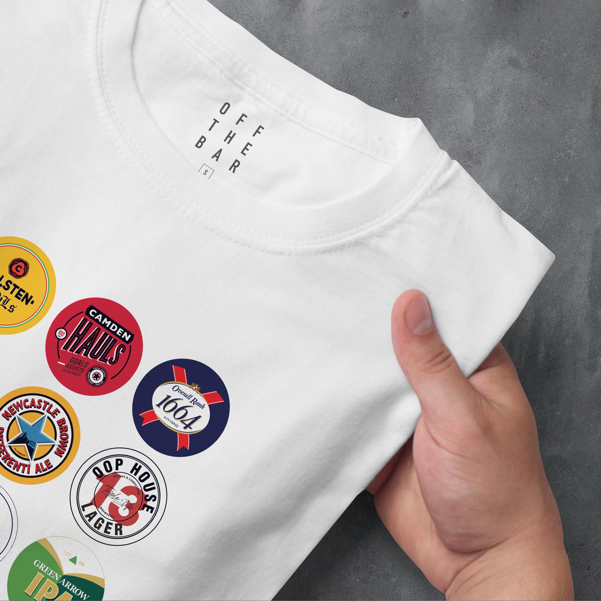Fantasy League Football FPL 'Off The Bar' Beers of the Game T-Shirt Good Team On Paper