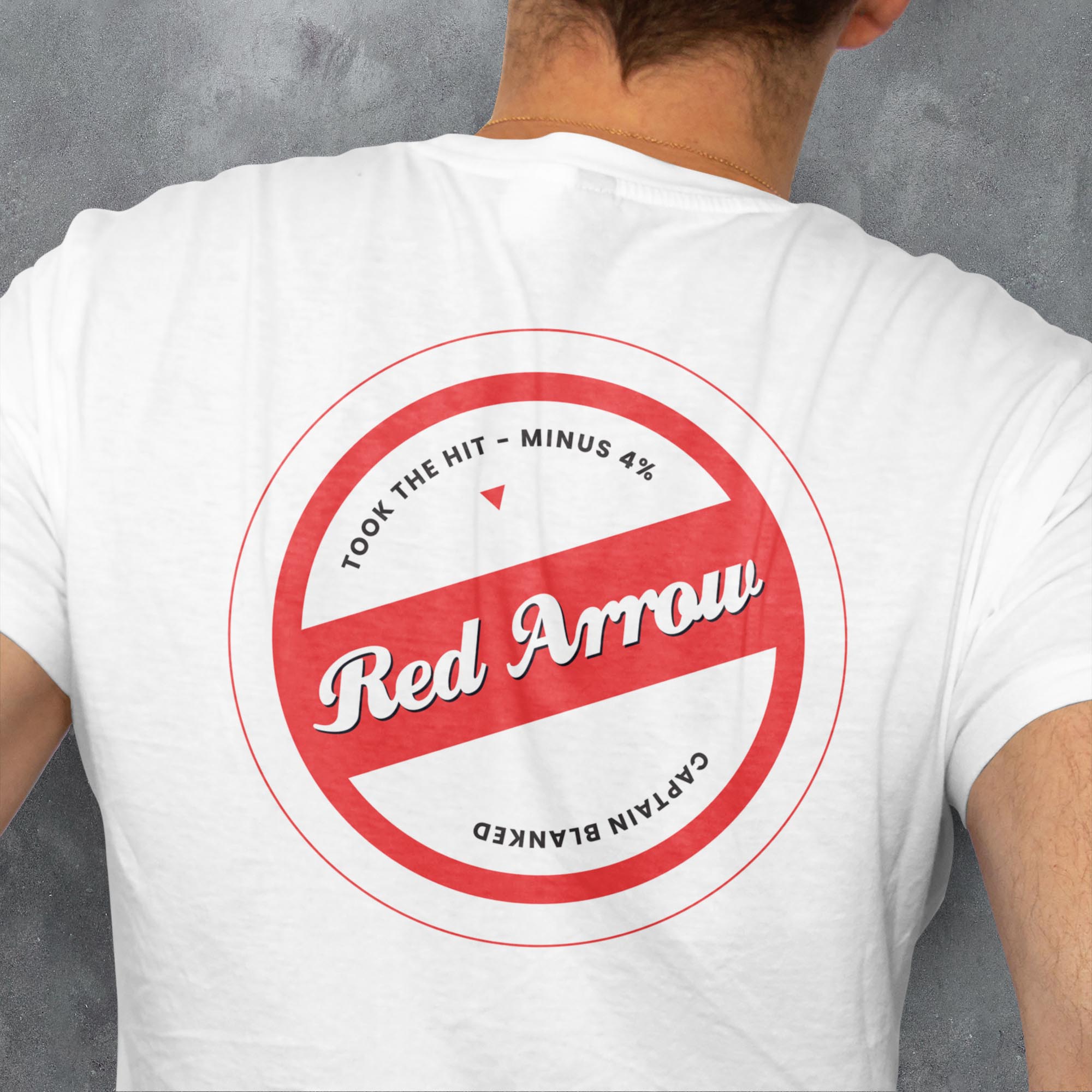 Fantasy League Football FPL 'Off The Bar' Red Arrow T-Shirt Good Team On Paper