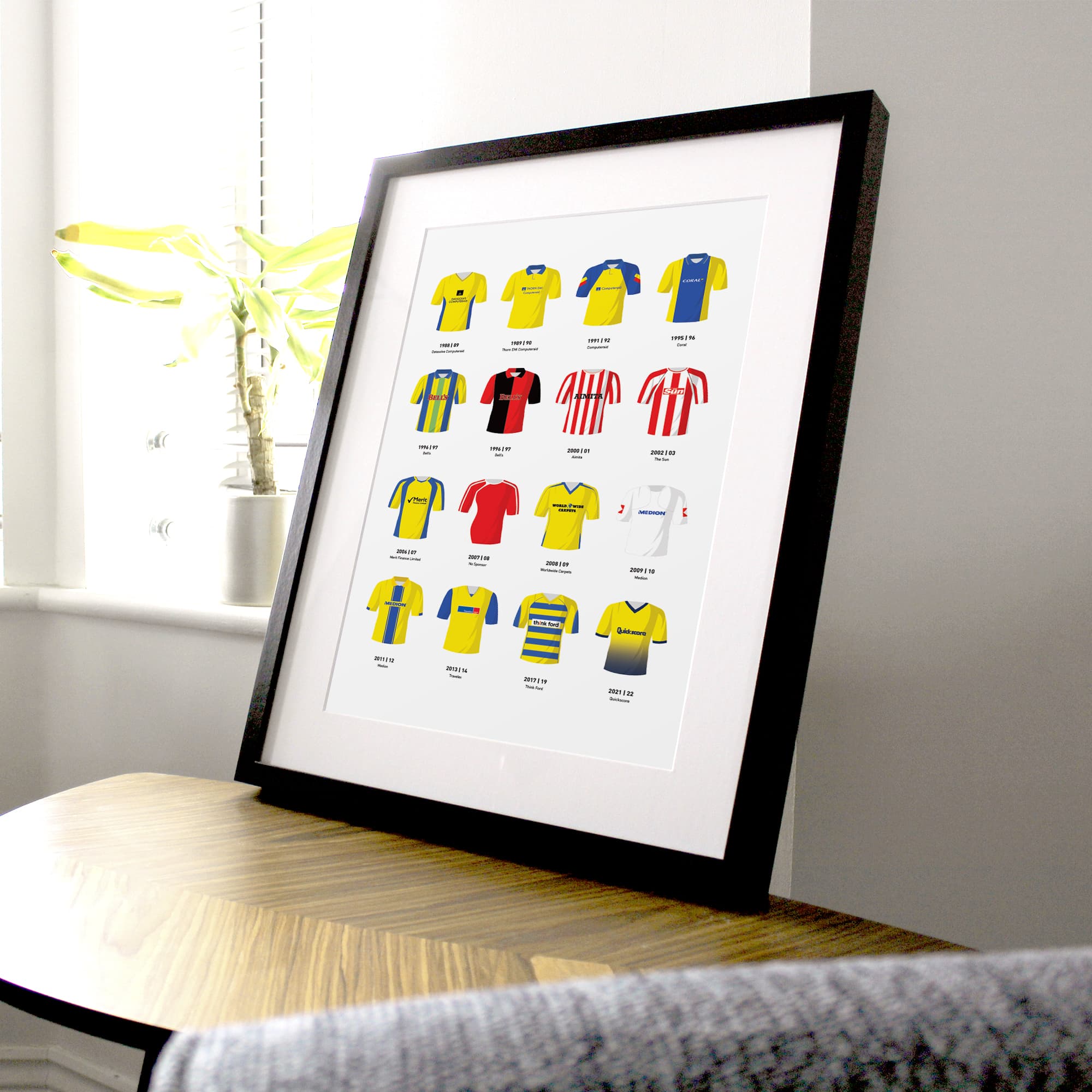 Farnborough Classic Kits Football Team Print Good Team On Paper