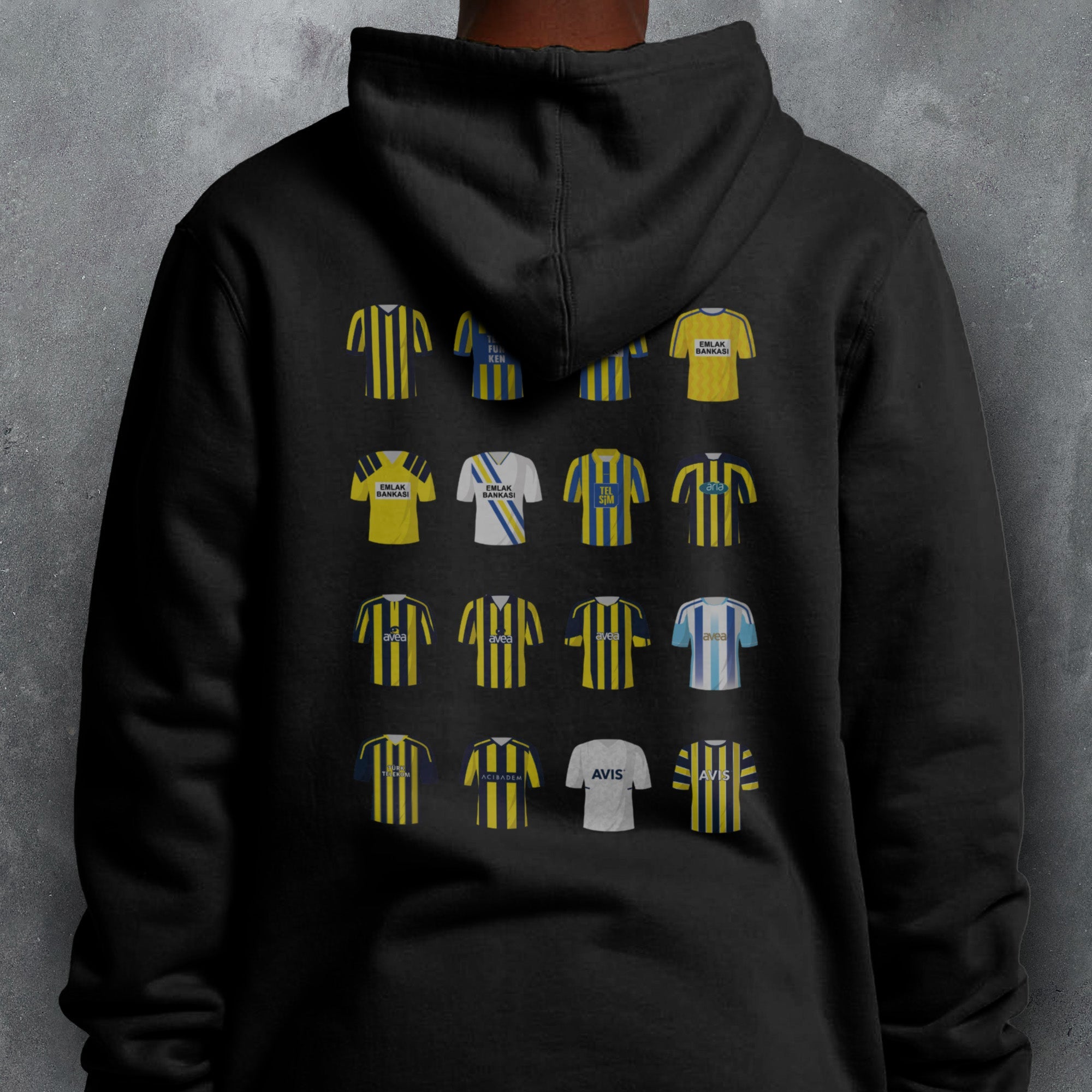 Fenerbahce Classic Kits Football Hoodie Good Team On Paper