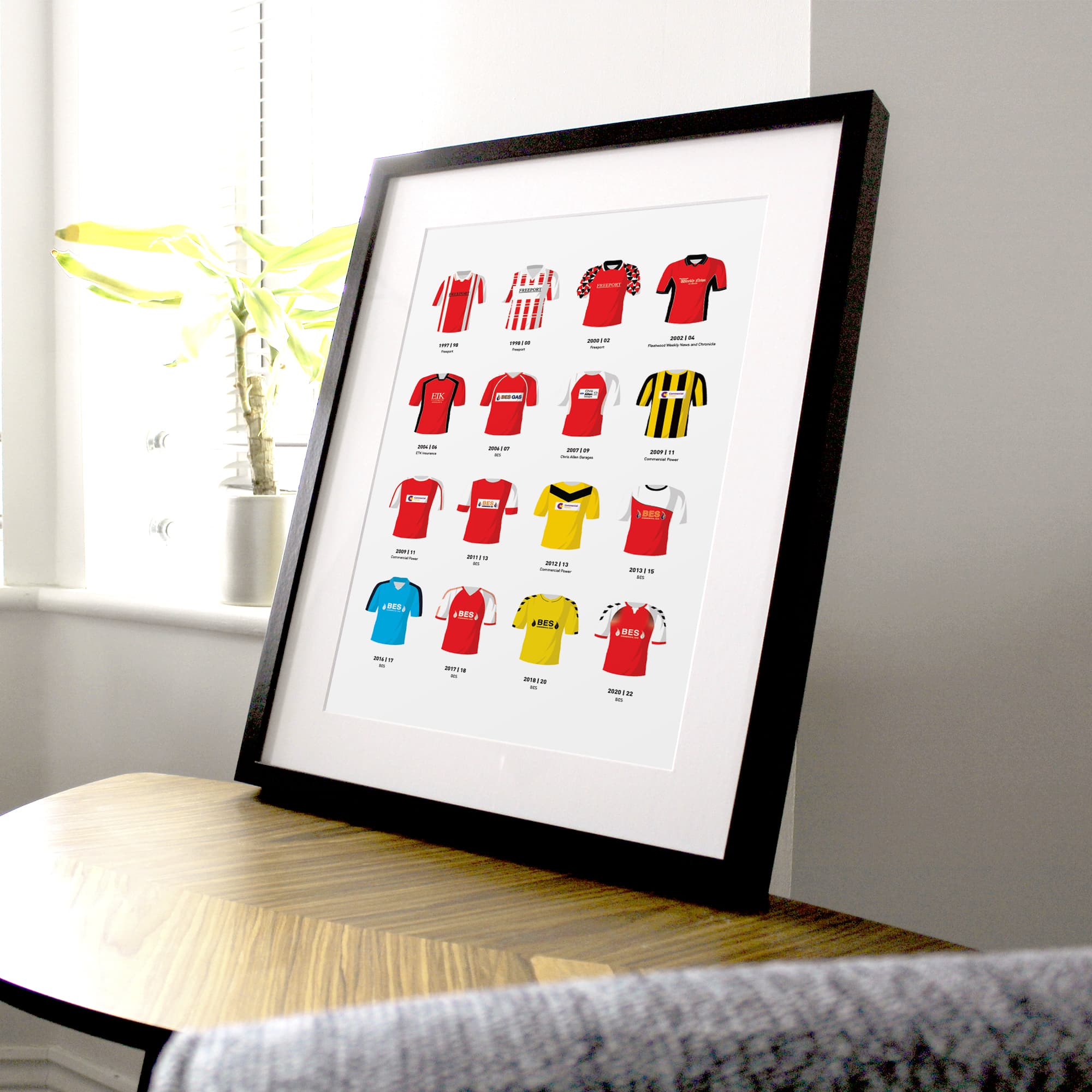 Fleetwood Classic Kits Football Team Print Good Team On Paper