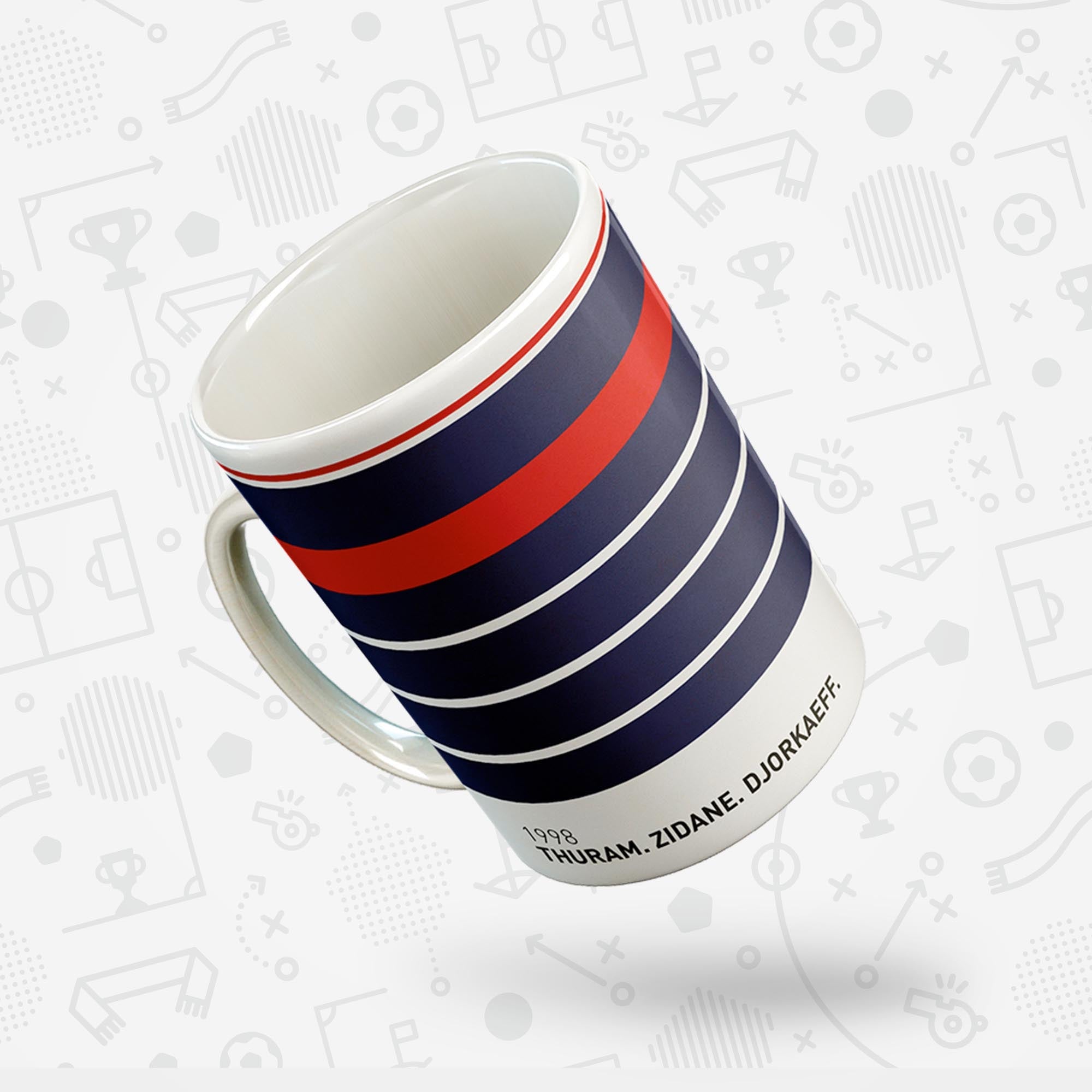 France 1998 'Better Days' Football Kit Mug Good Team On Paper