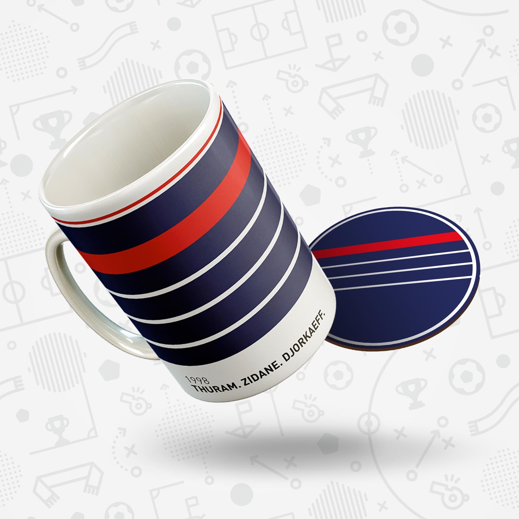 France 1998 'Better Days' Football Kit Mug Good Team On Paper