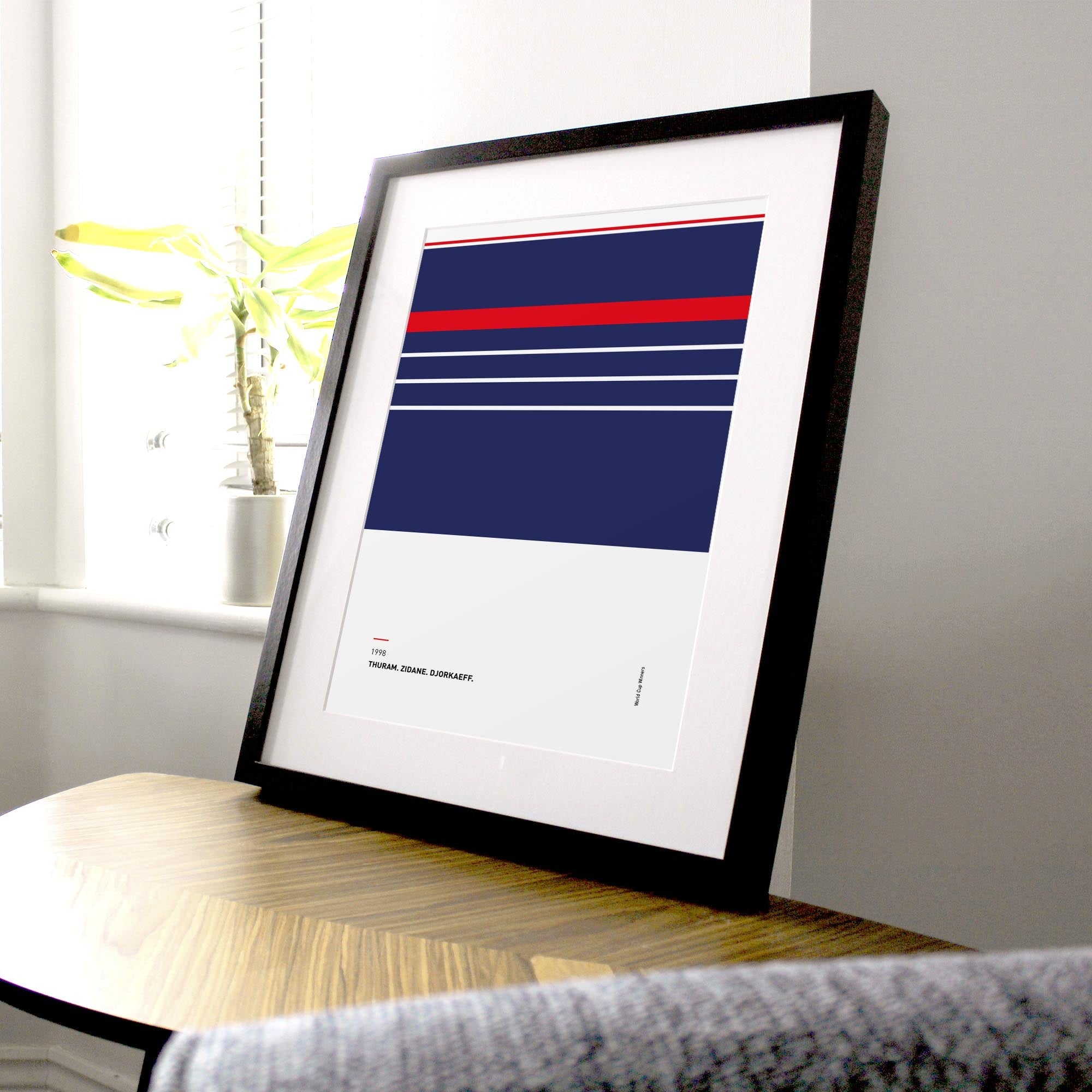 France 1998 'Better Days' Football Print Good Team On Paper