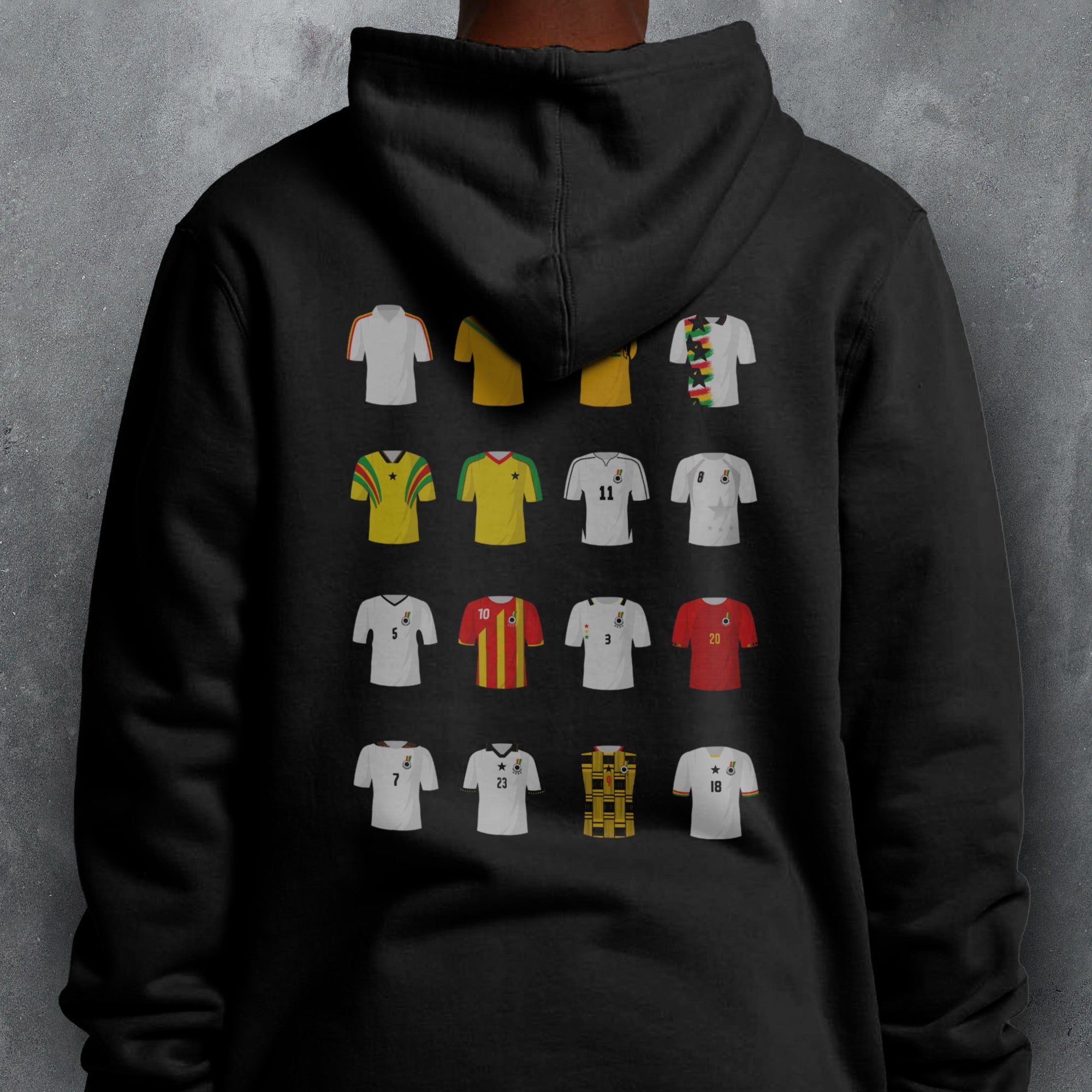 Ghana Classic Kits Football Hoodie Good Team On Paper