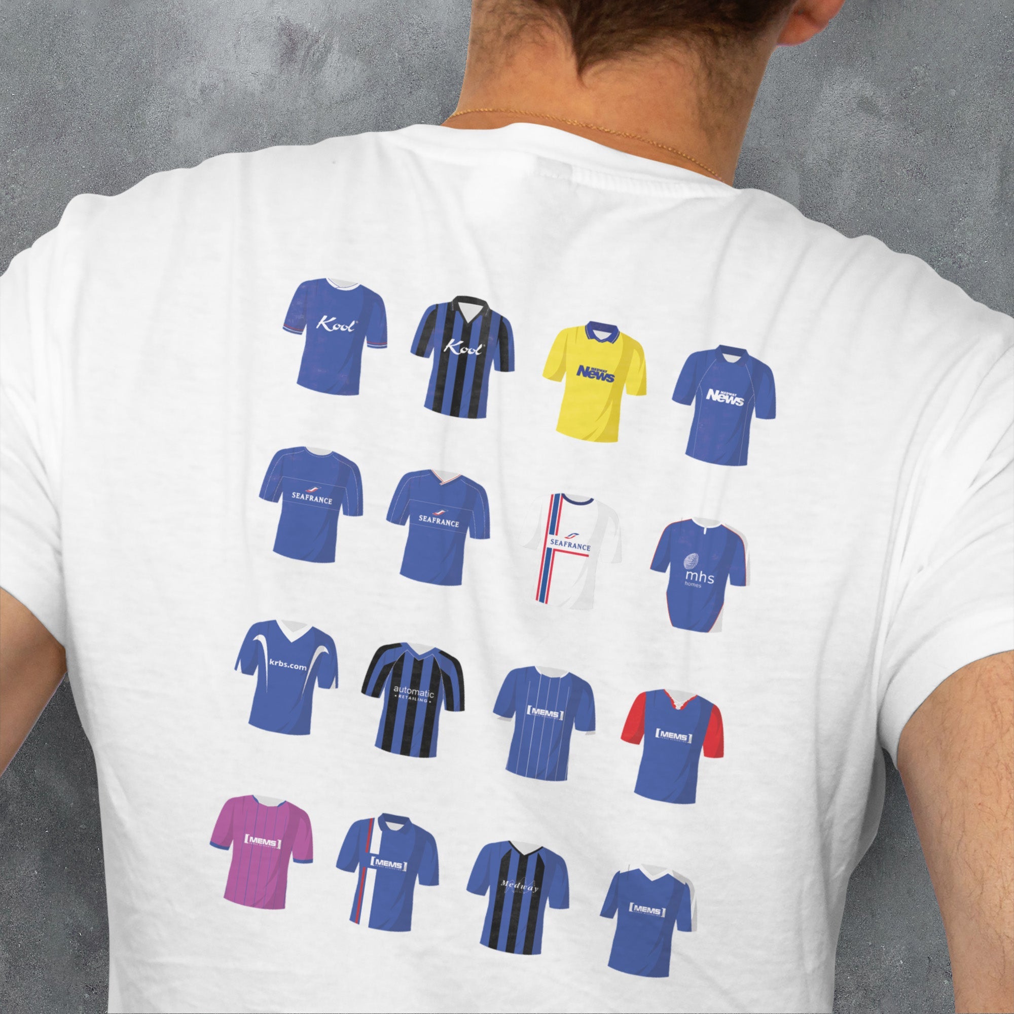 Gillingham Classic Kits Football T-Shirt