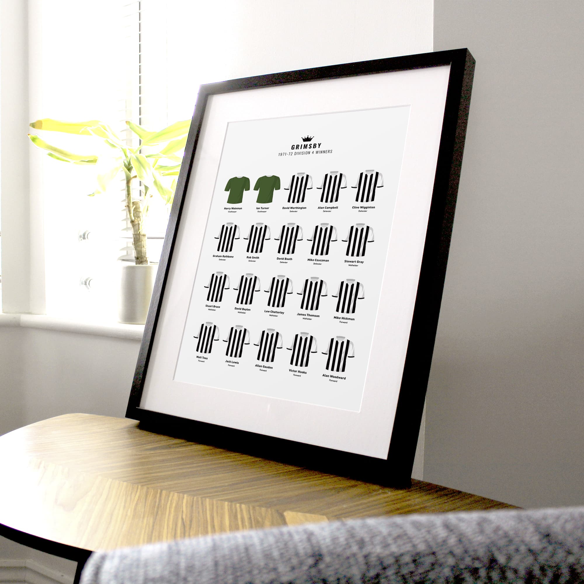 Grimsby 1972 Division 4 Winners Football Team Print Good Team On Paper