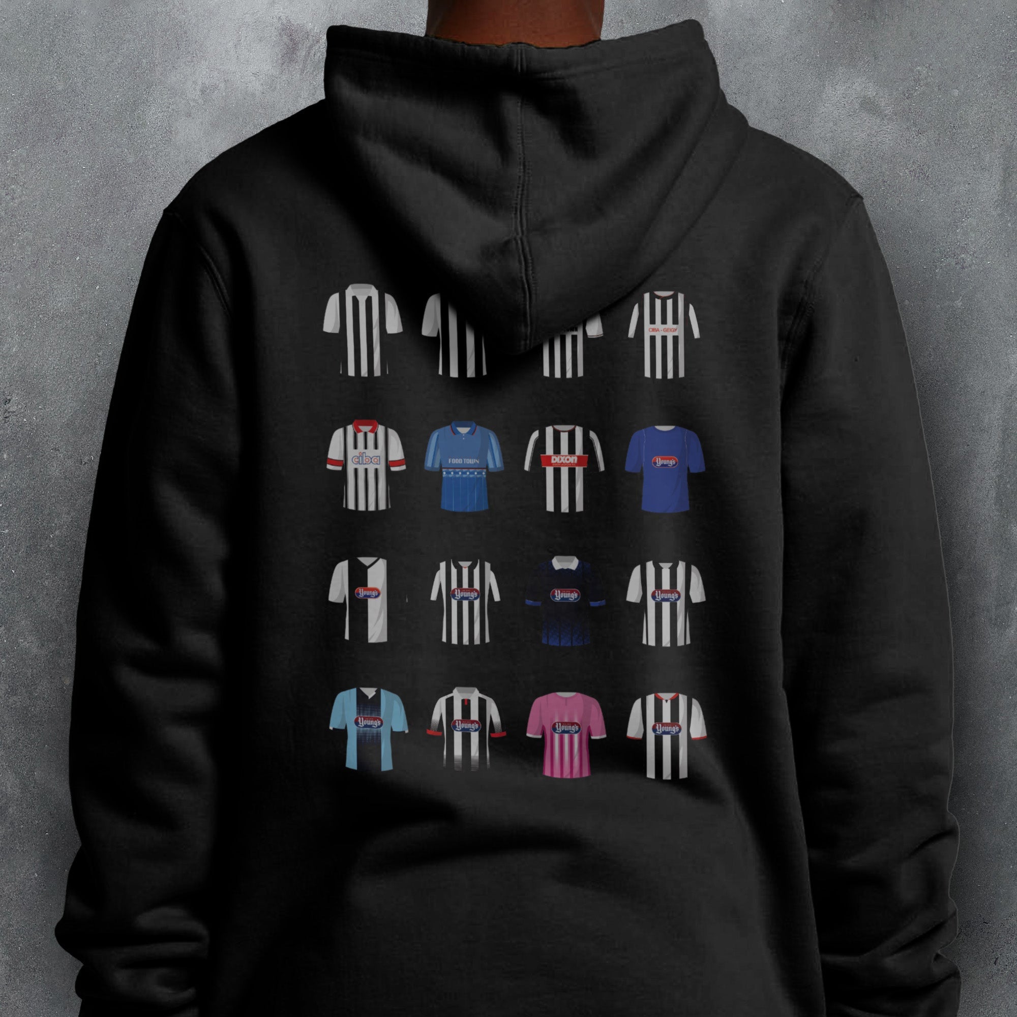 Grimsby Classic Kits Football Hoodie Good Team On Paper