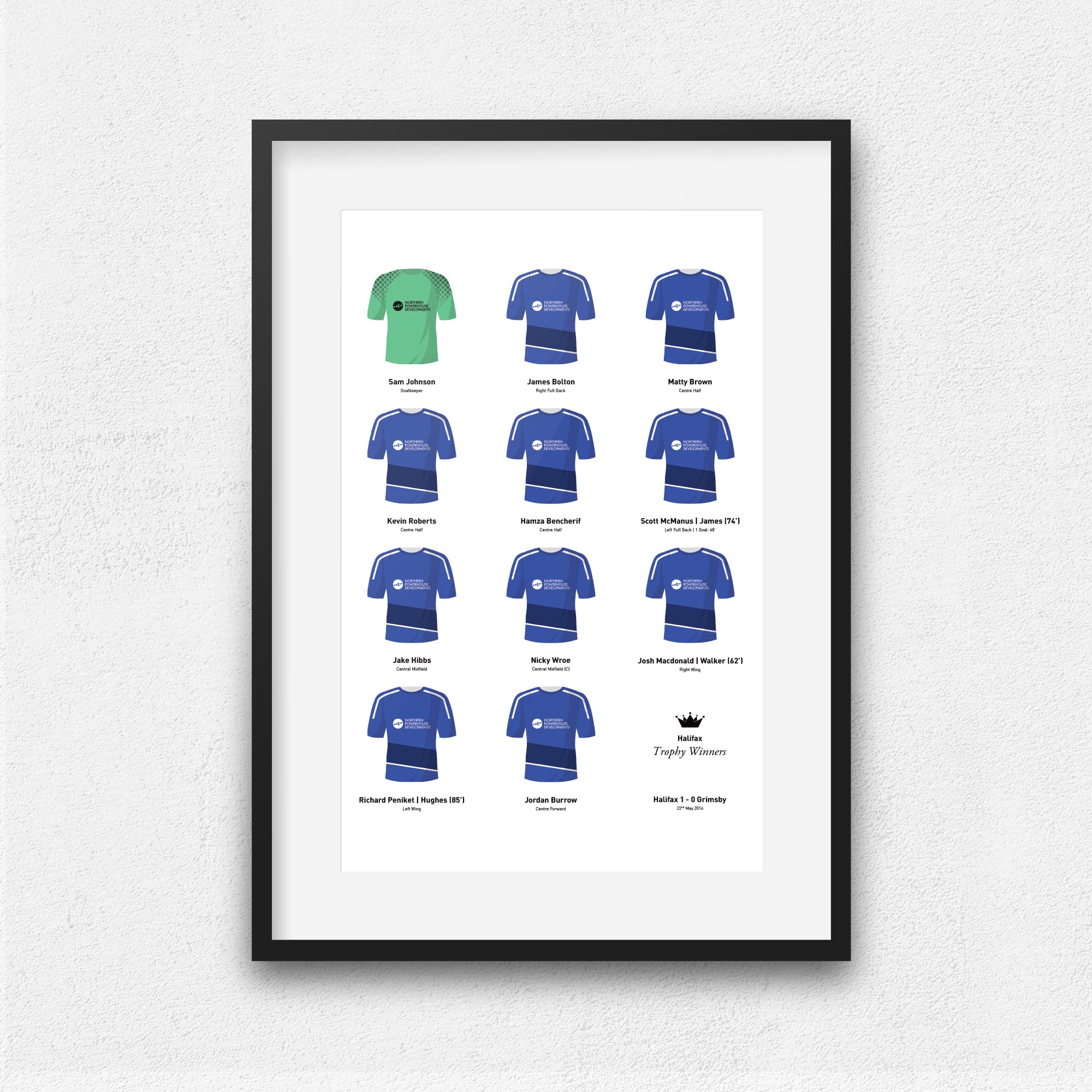 Halifax 2016 Trophy Winners Football Team Print Good Team On Paper