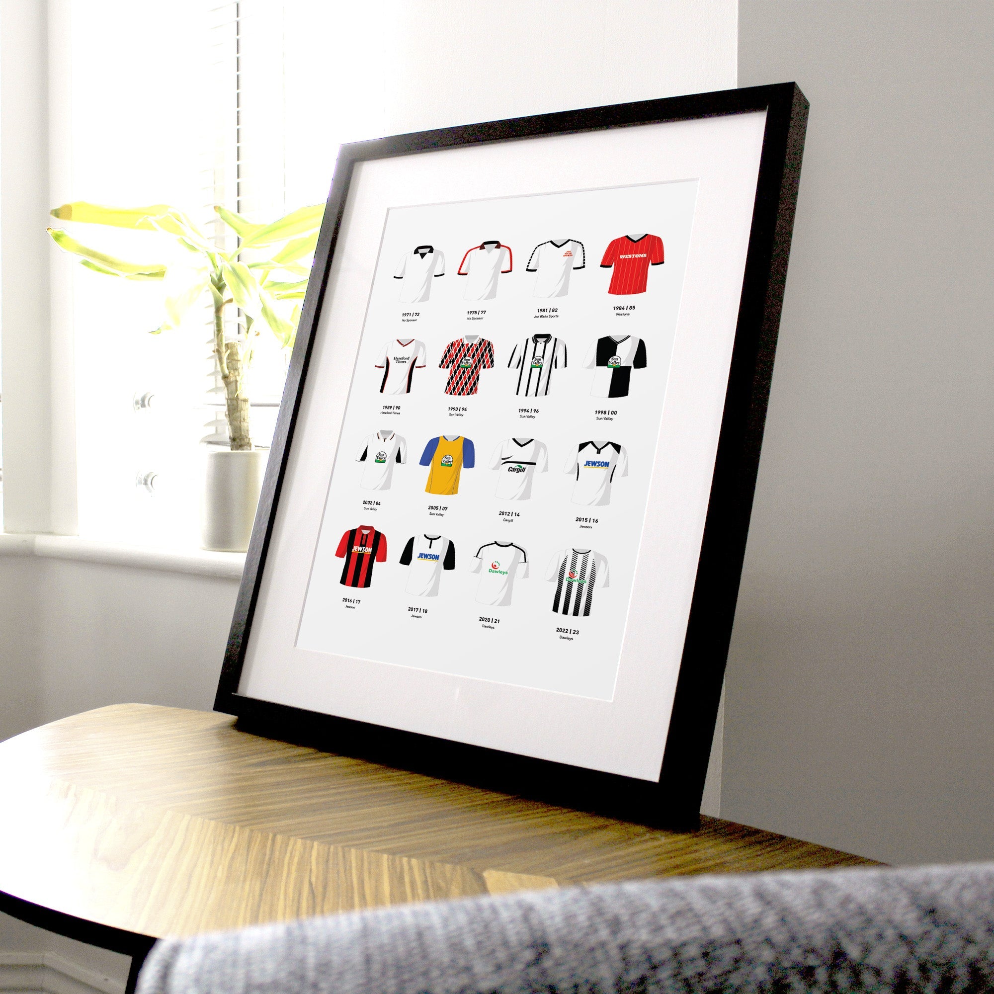 Hereford Classic Kits Football Team Print Good Team On Paper