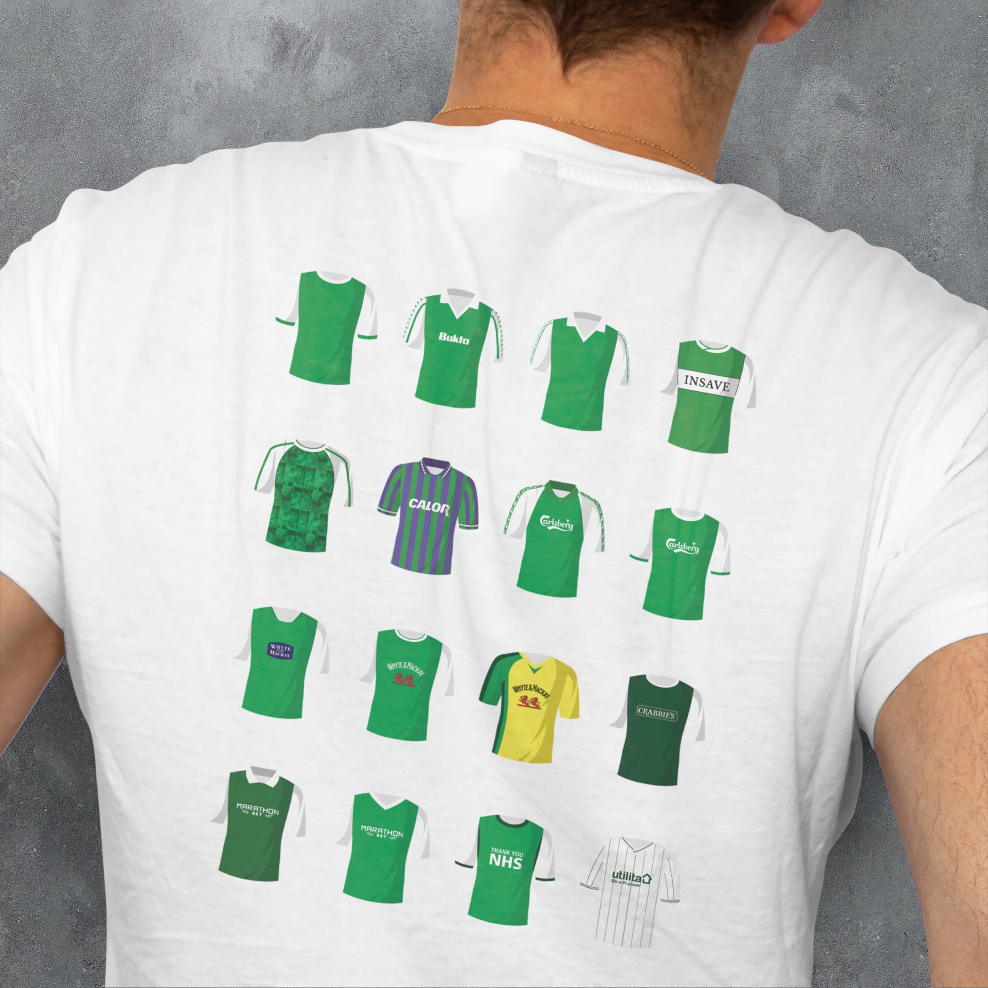 Hibernian Classic Kits Football T-Shirt