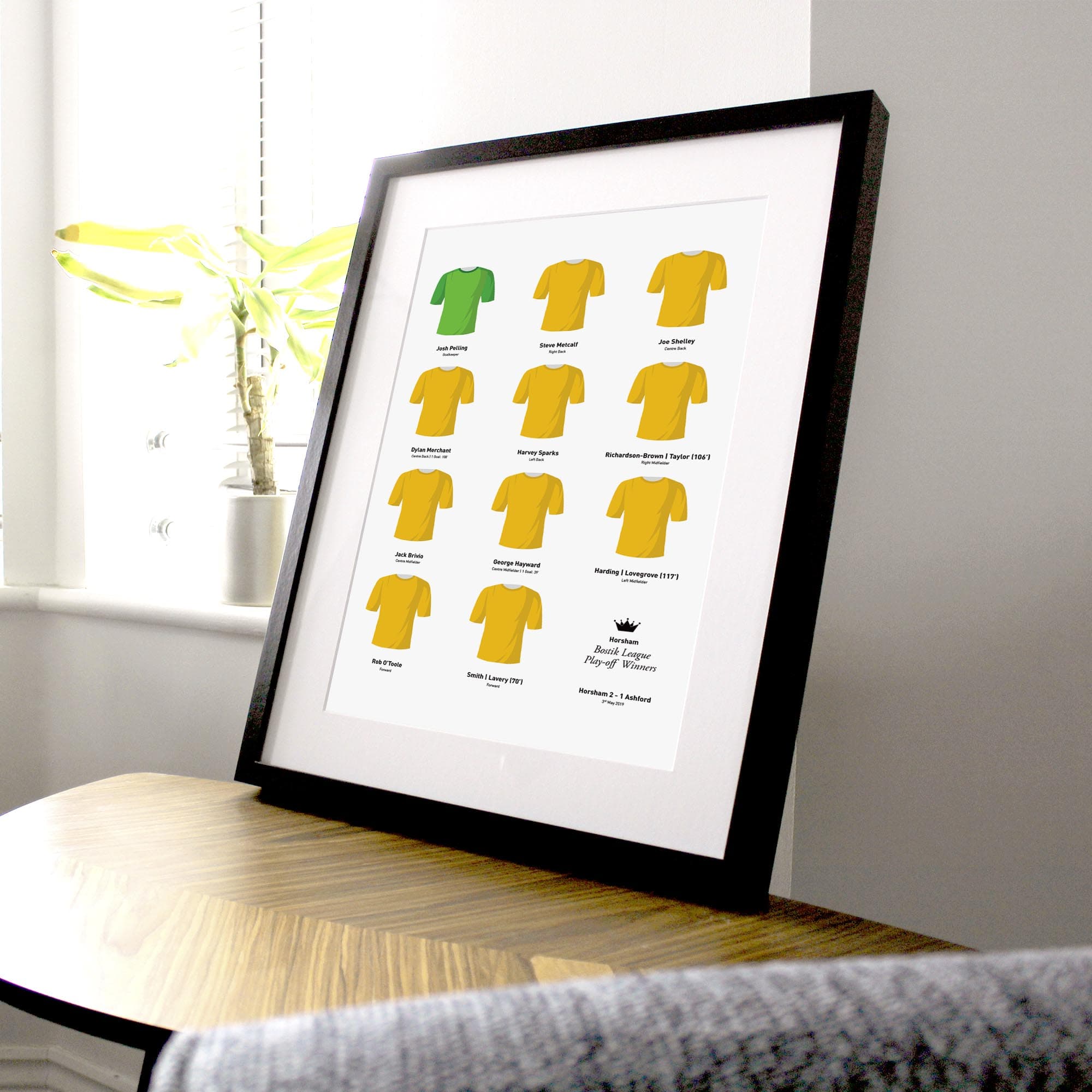 Horsham 2019 Bostik League Playoff Winners Football Team Print Good Team On Paper