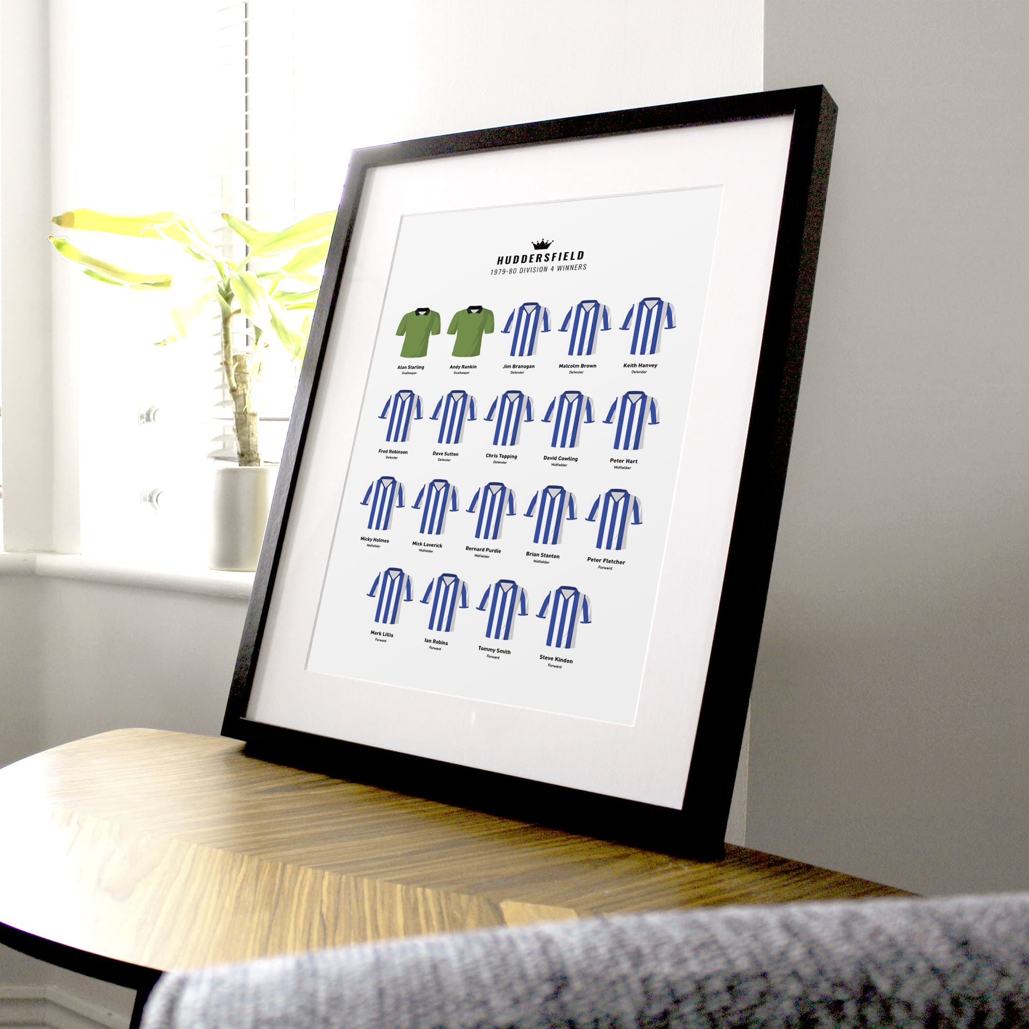 Huddersfield 1980 Division 4 Winners Football Team Print Good Team On Paper