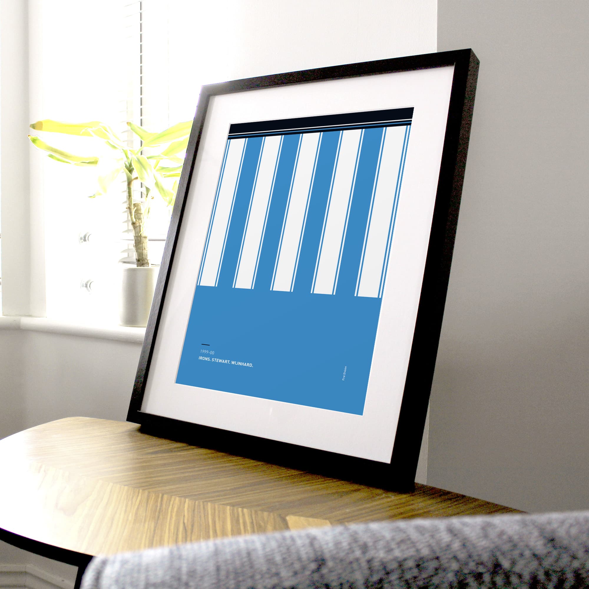 Huddersfield 1999-00 'Better Days' Football Print Good Team On Paper