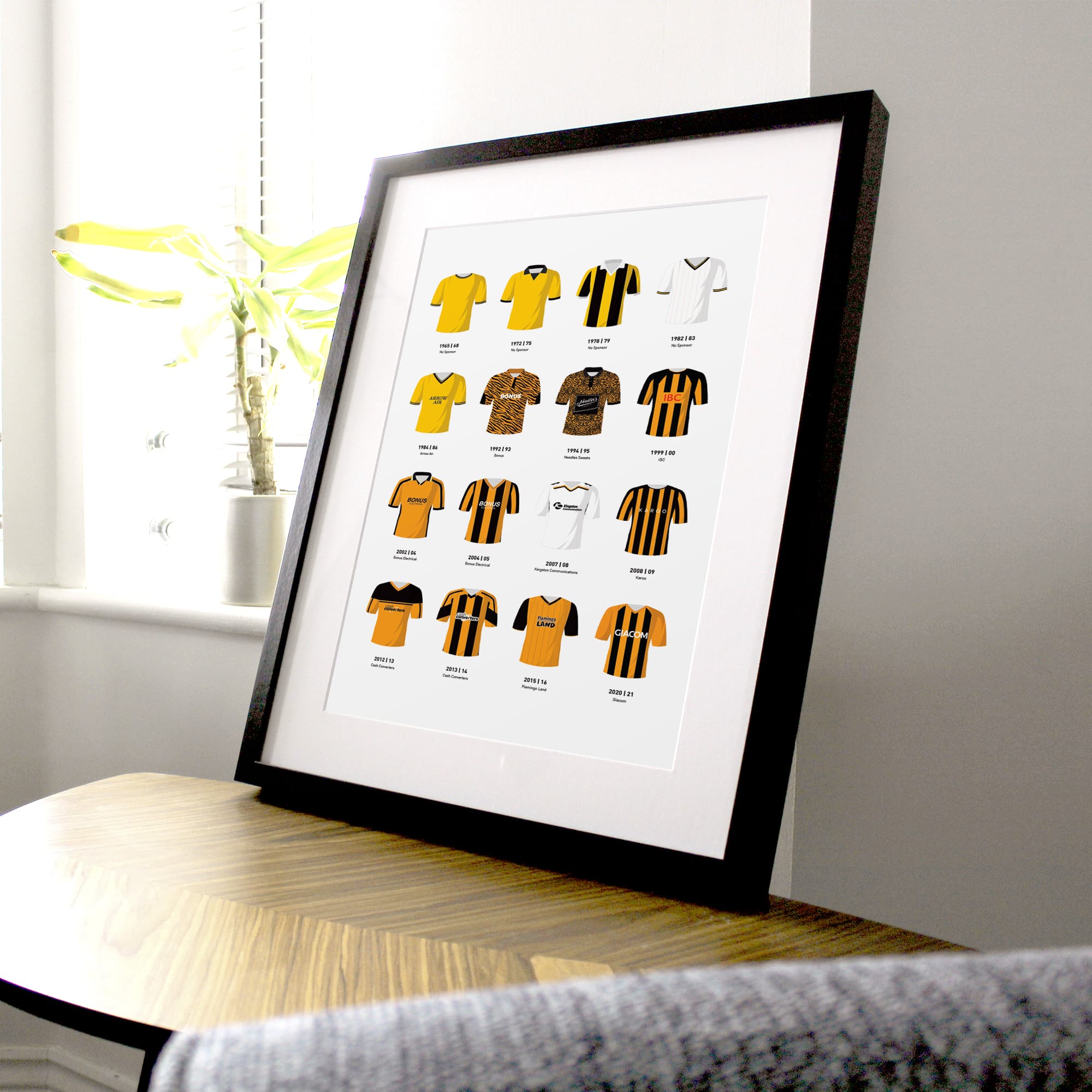 Hull Classic Kits Football Team Print Good Team On Paper