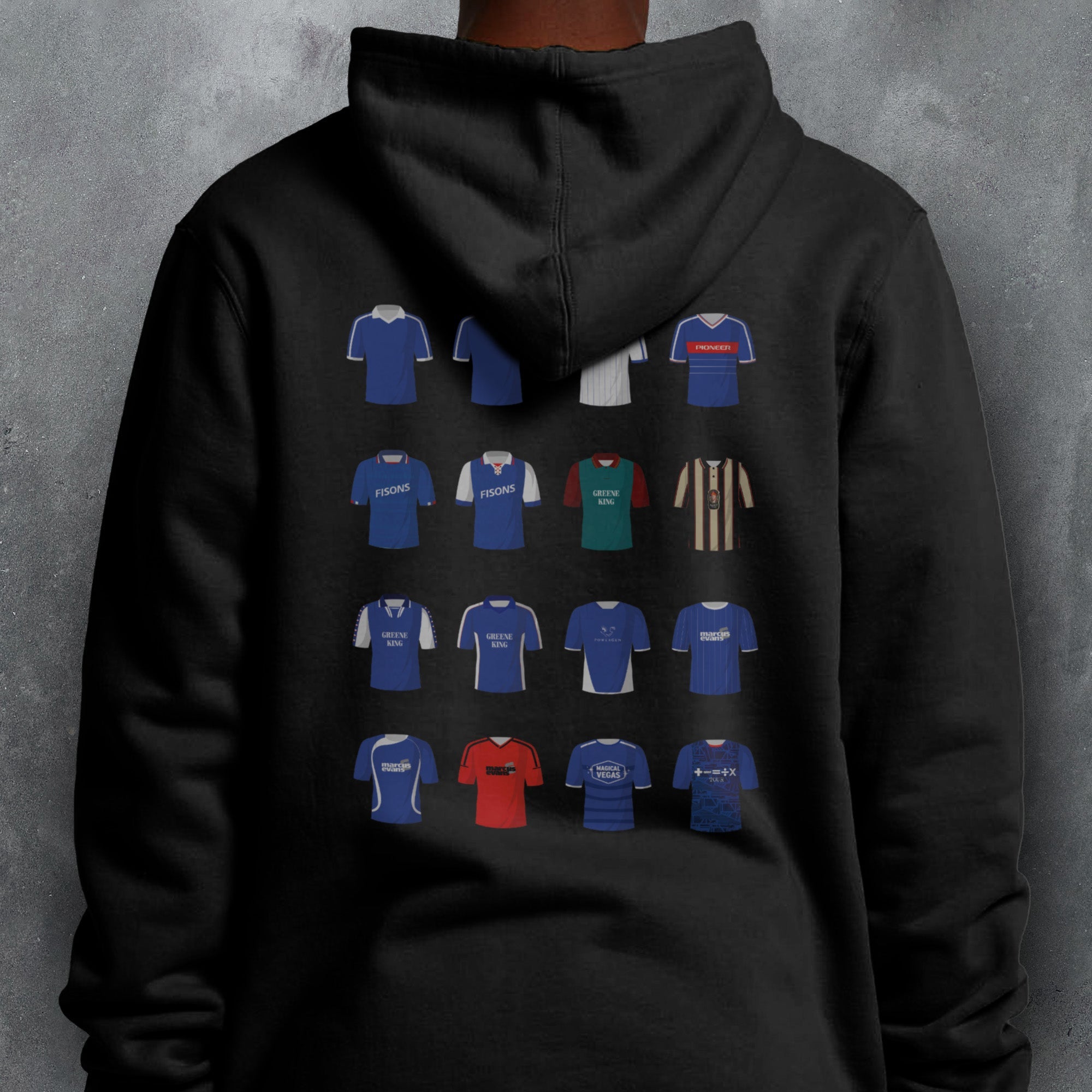 Ipswich Classic Kits Football Hoodie Good Team On Paper