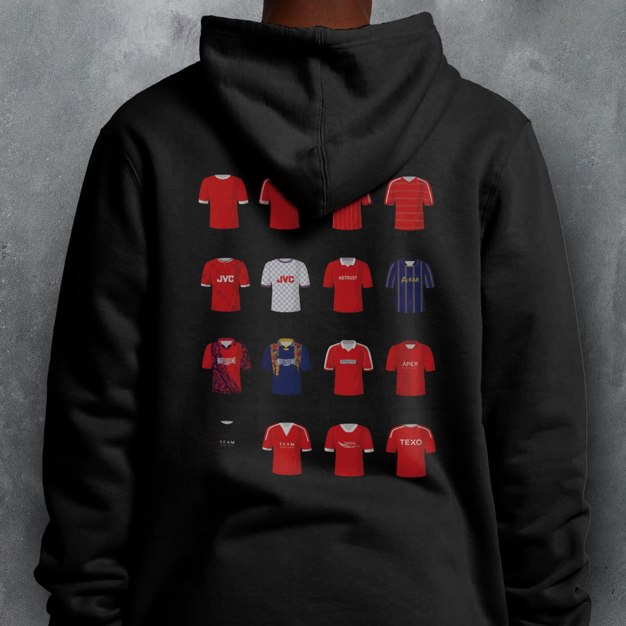 Aberdeen Classic Kits Football Hoodie