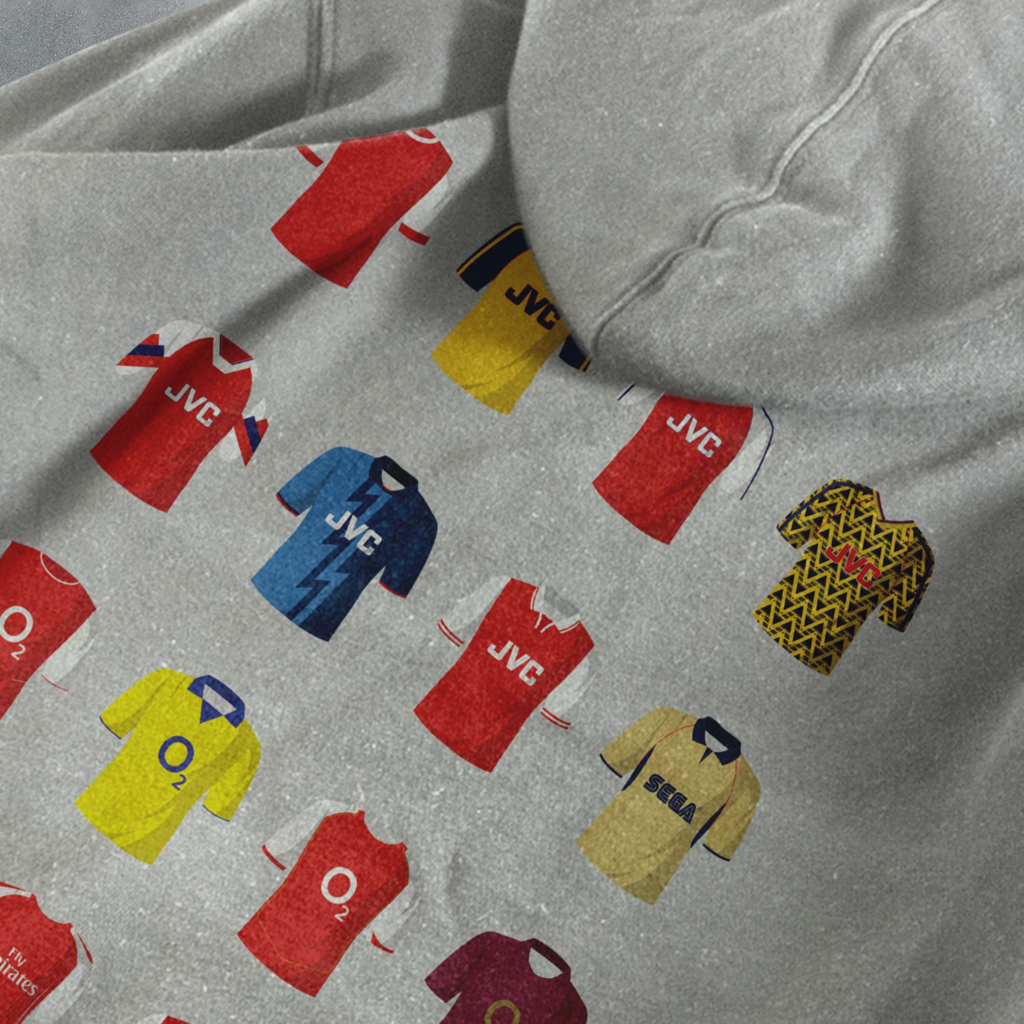 Arsenal Classic Kits Football Hoodie