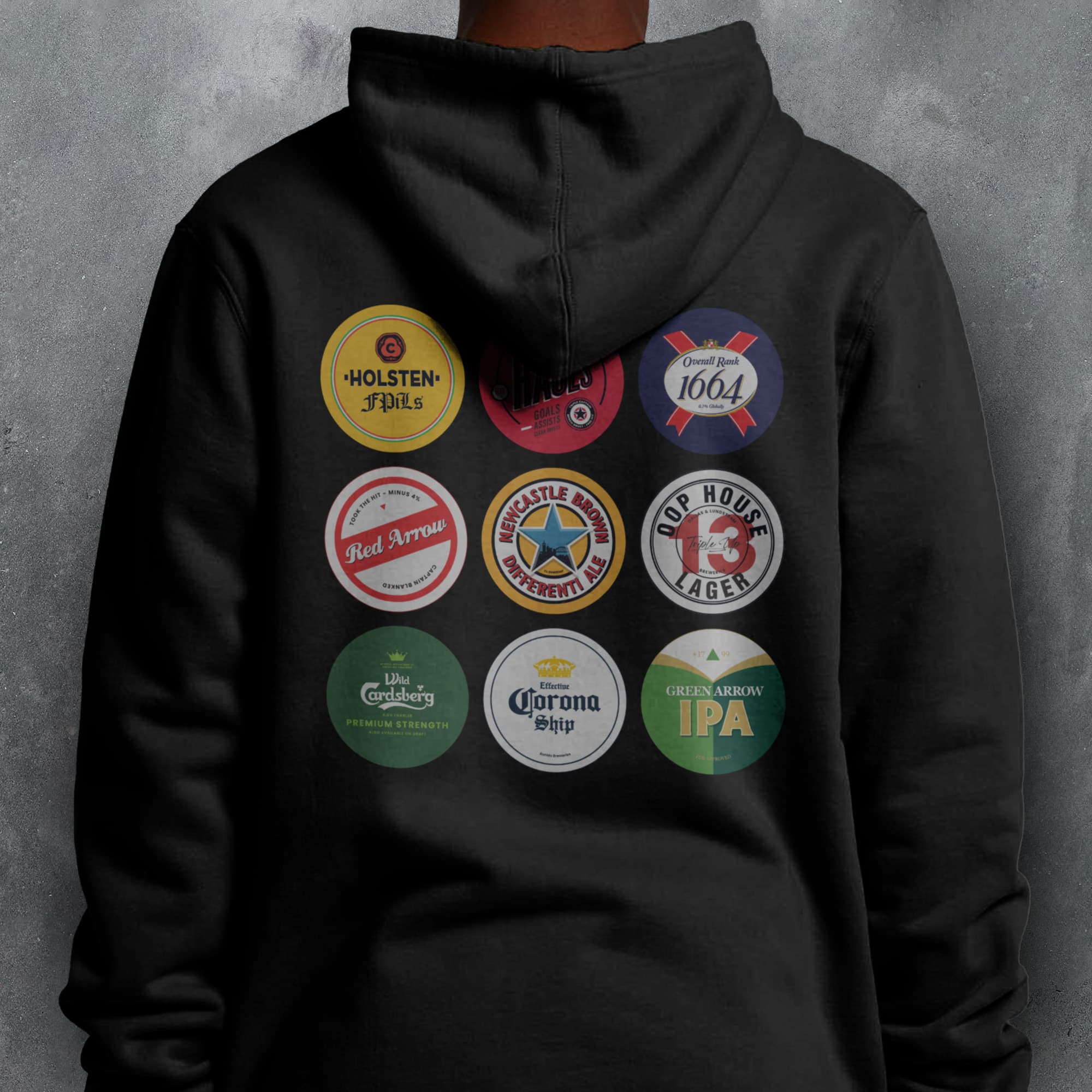 Fantasy League Football FPL 'Off The Bar' Beers of the Game Hoodie