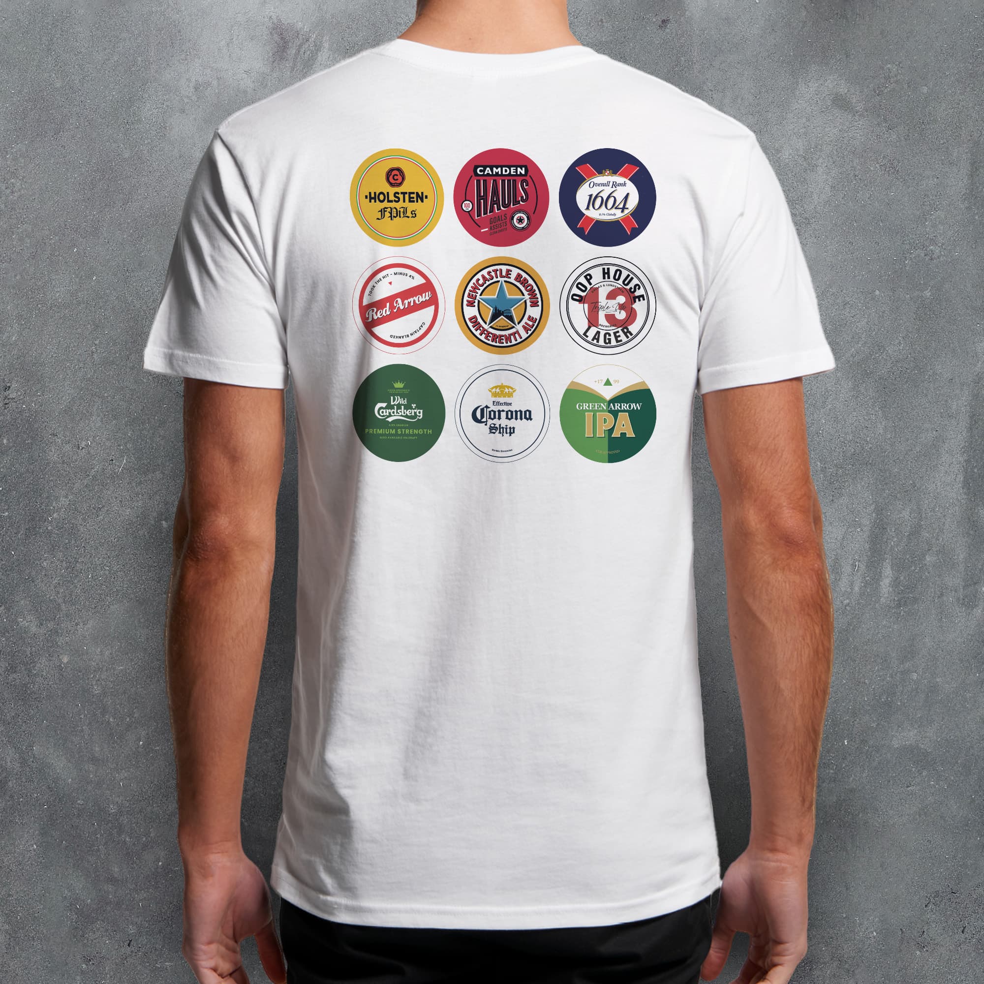 Fantasy League Football FPL 'Off The Bar' Beers of the Game T-Shirt