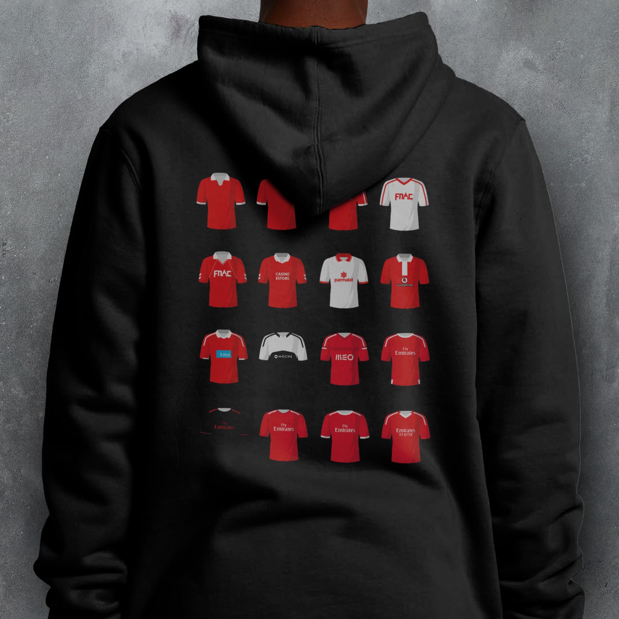 Benfica Classic Kits Football Hoodie