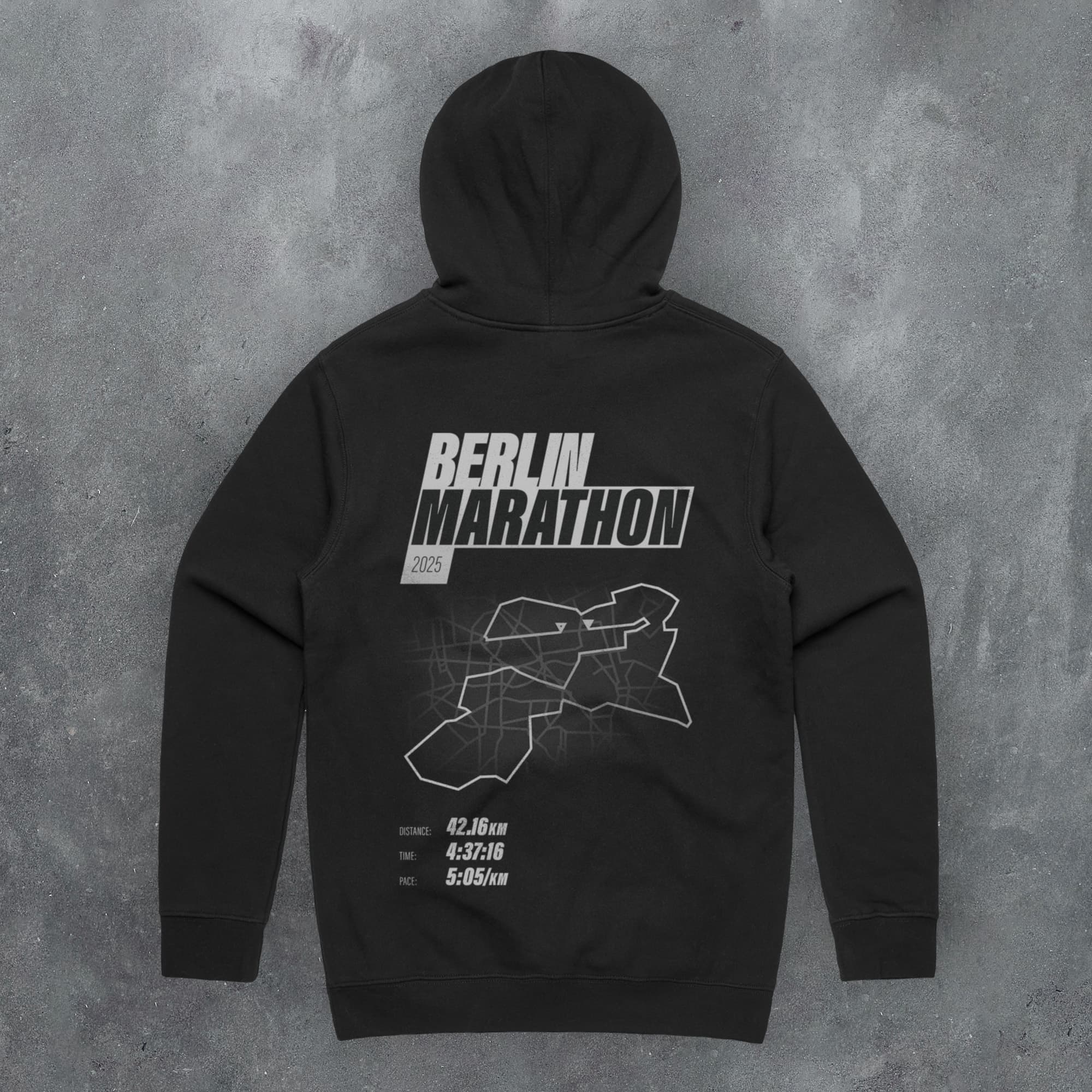 PERSONALISED Berlin Marathon Finishers 'Amazing Pace' Hoodie