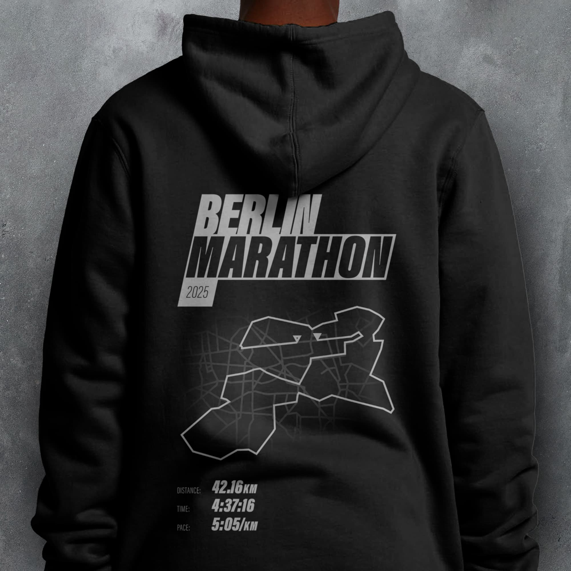 PERSONALISED Berlin Marathon Finishers 'Amazing Pace' Hoodie