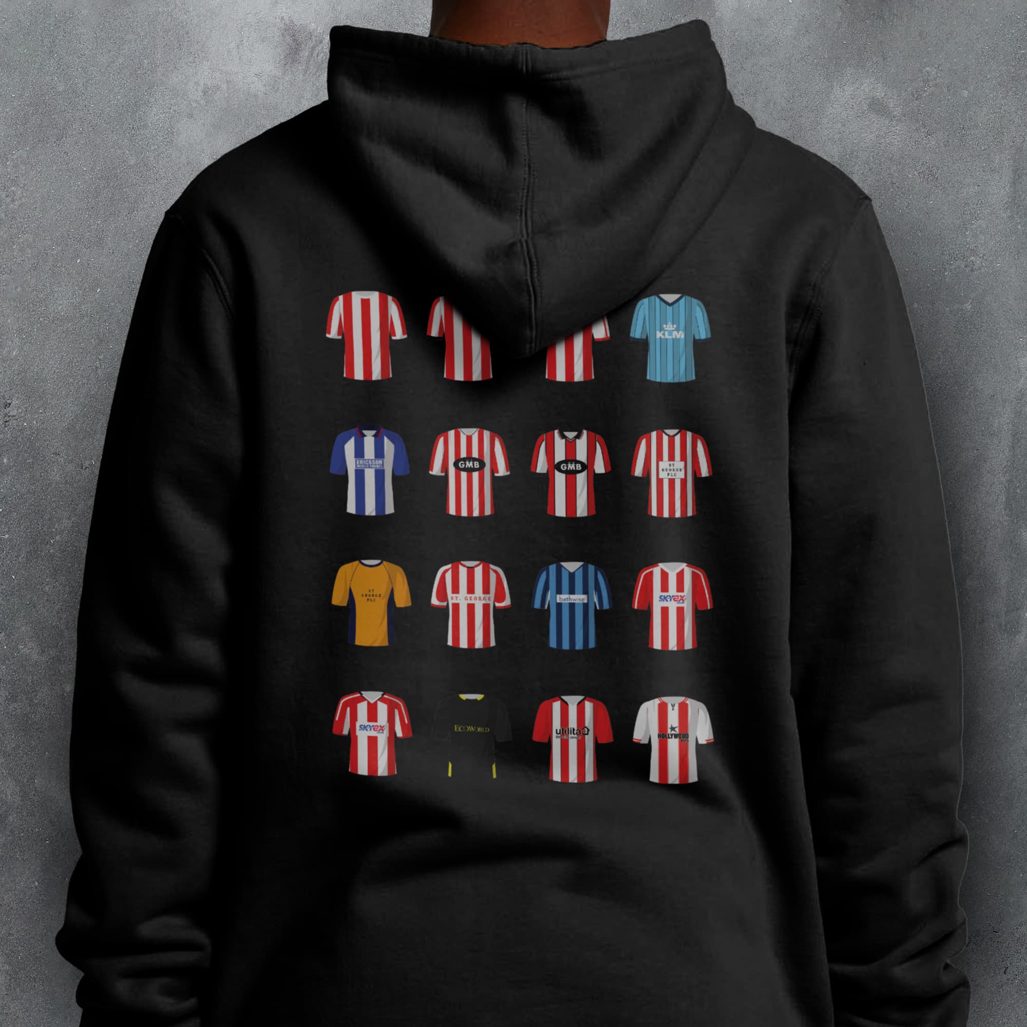 Brentford Classic Kits Football Hoodie