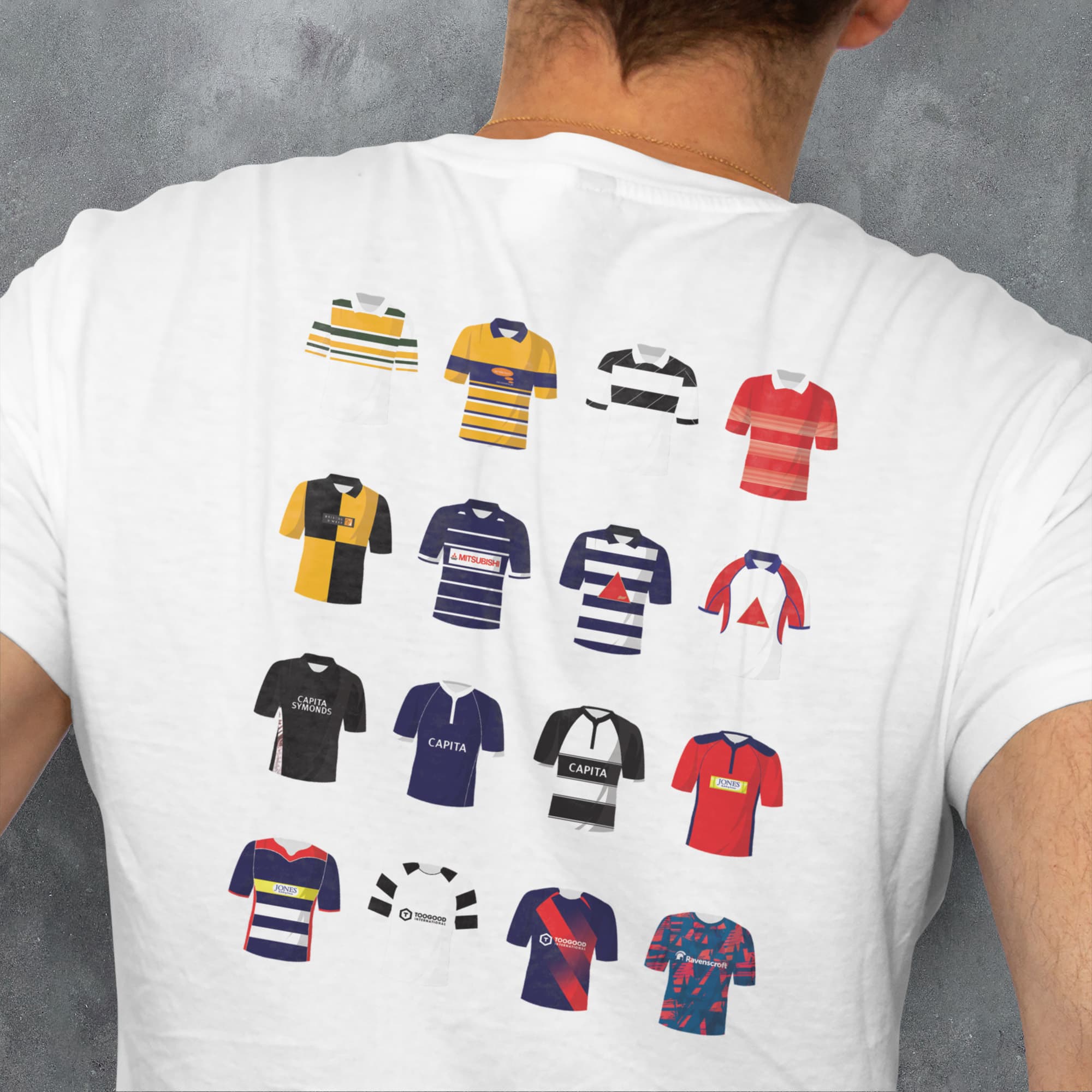Bristol Rugby Union Classic Kits T-Shirt