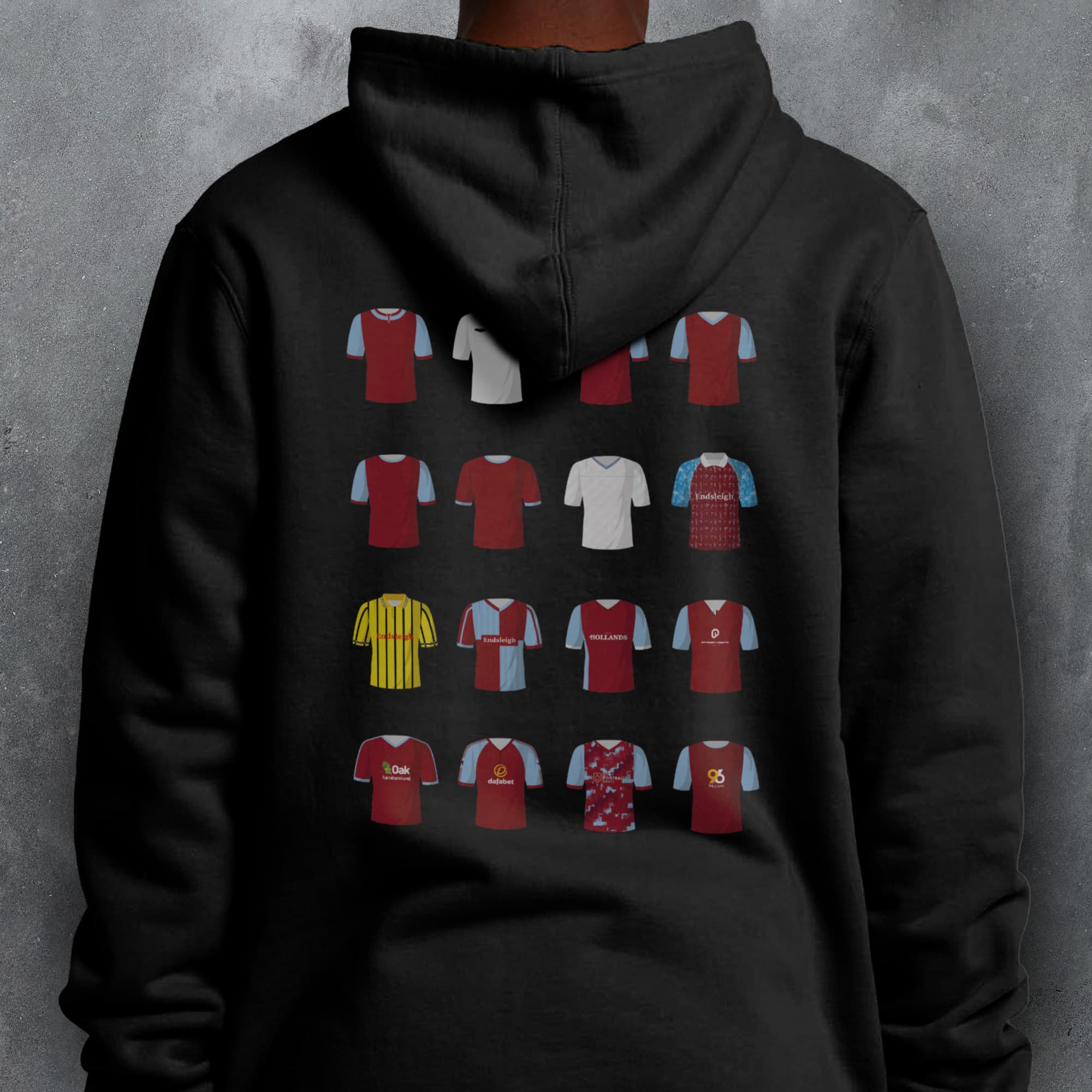 Burnley Classic Kits Football Hoodie