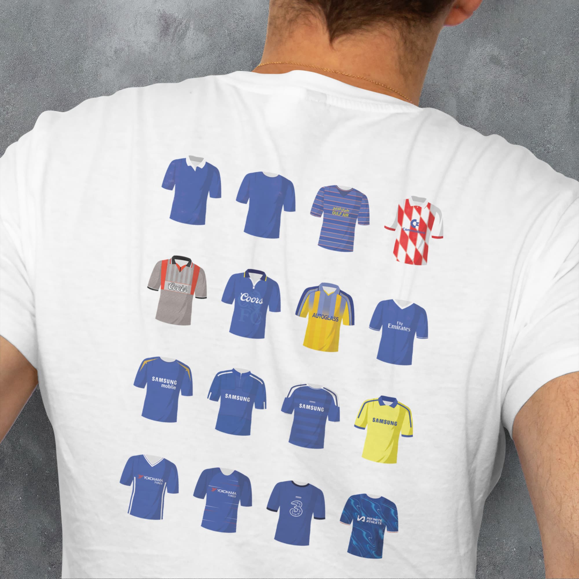 Chelsea Classic Kits Football T-Shirt