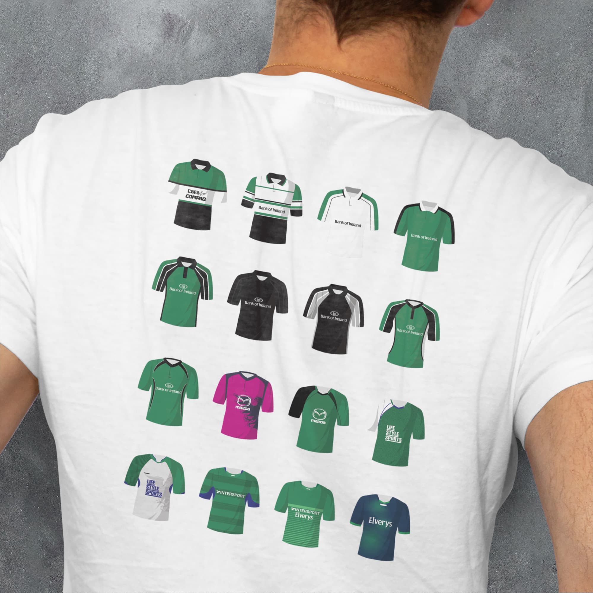 Connacht Rugby Union Classic Kits T-Shirt