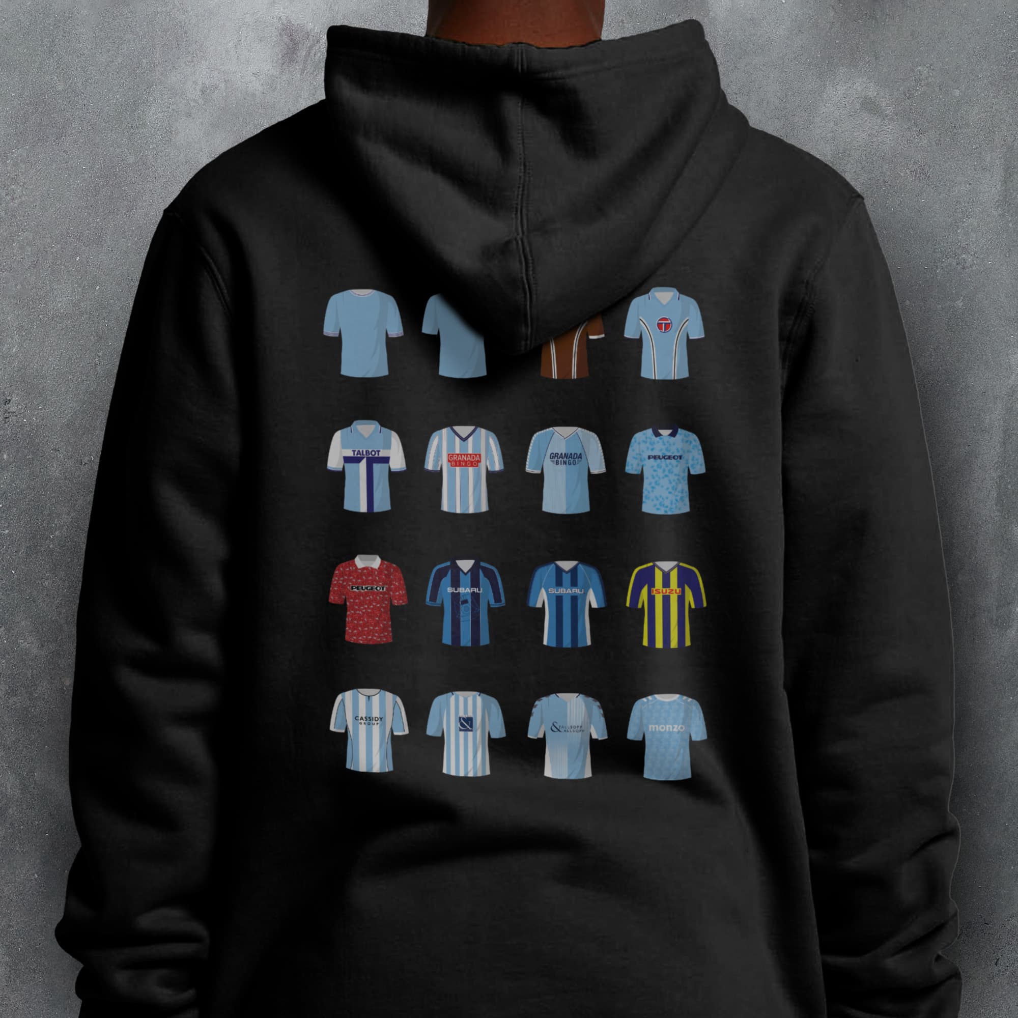 Coventry Classic Kits Football Hoodie