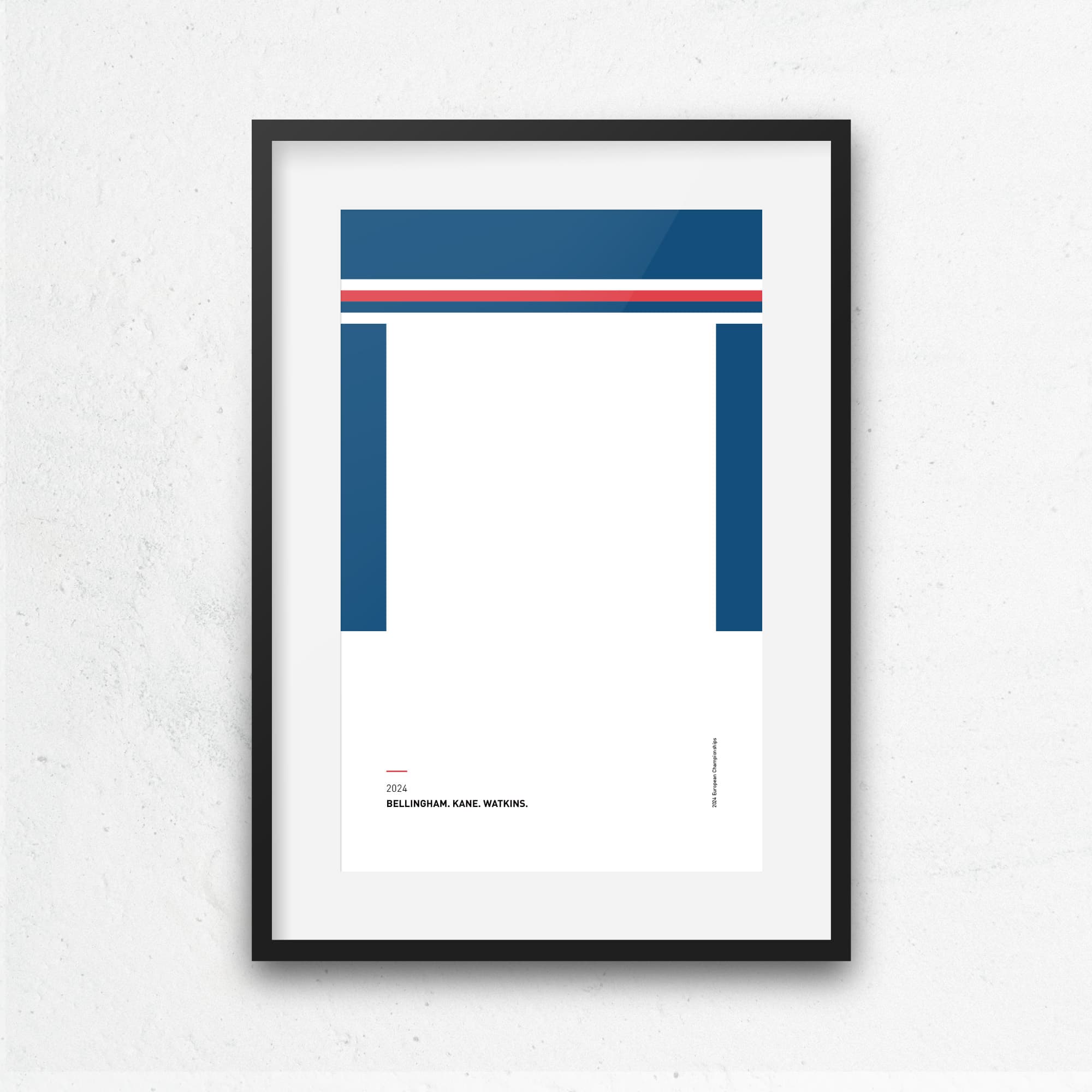 England 2024 'Better Days' Football Print