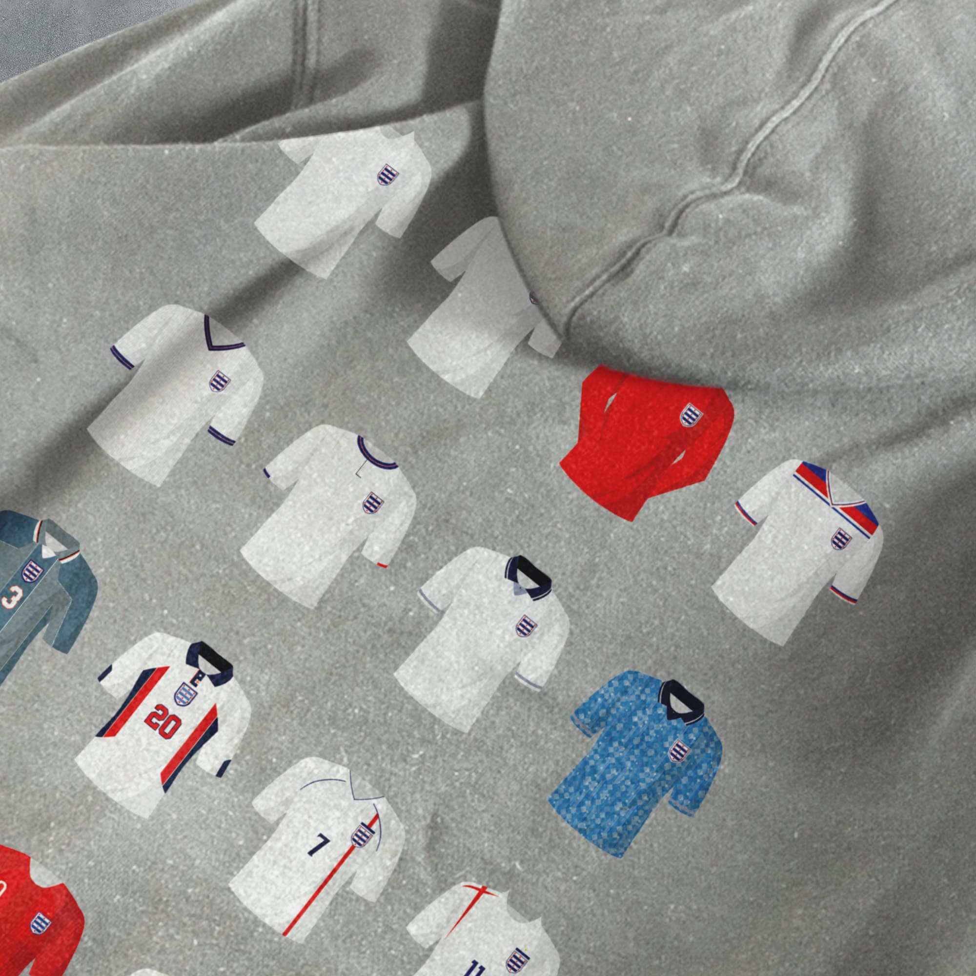 England Classic Kits Football Hoodie