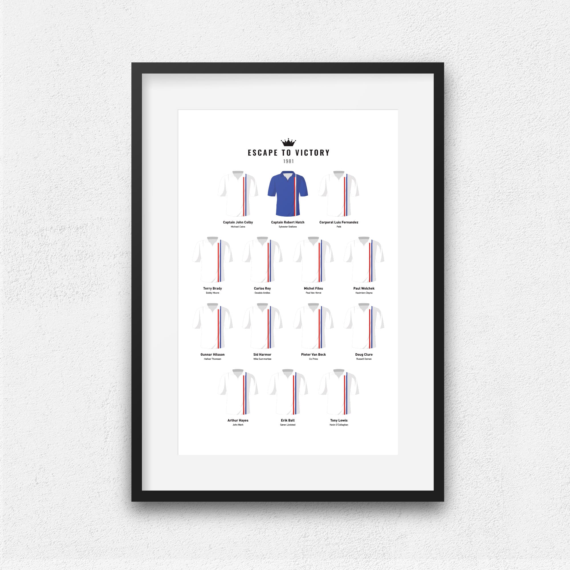 Escape to Victory Football Team Print