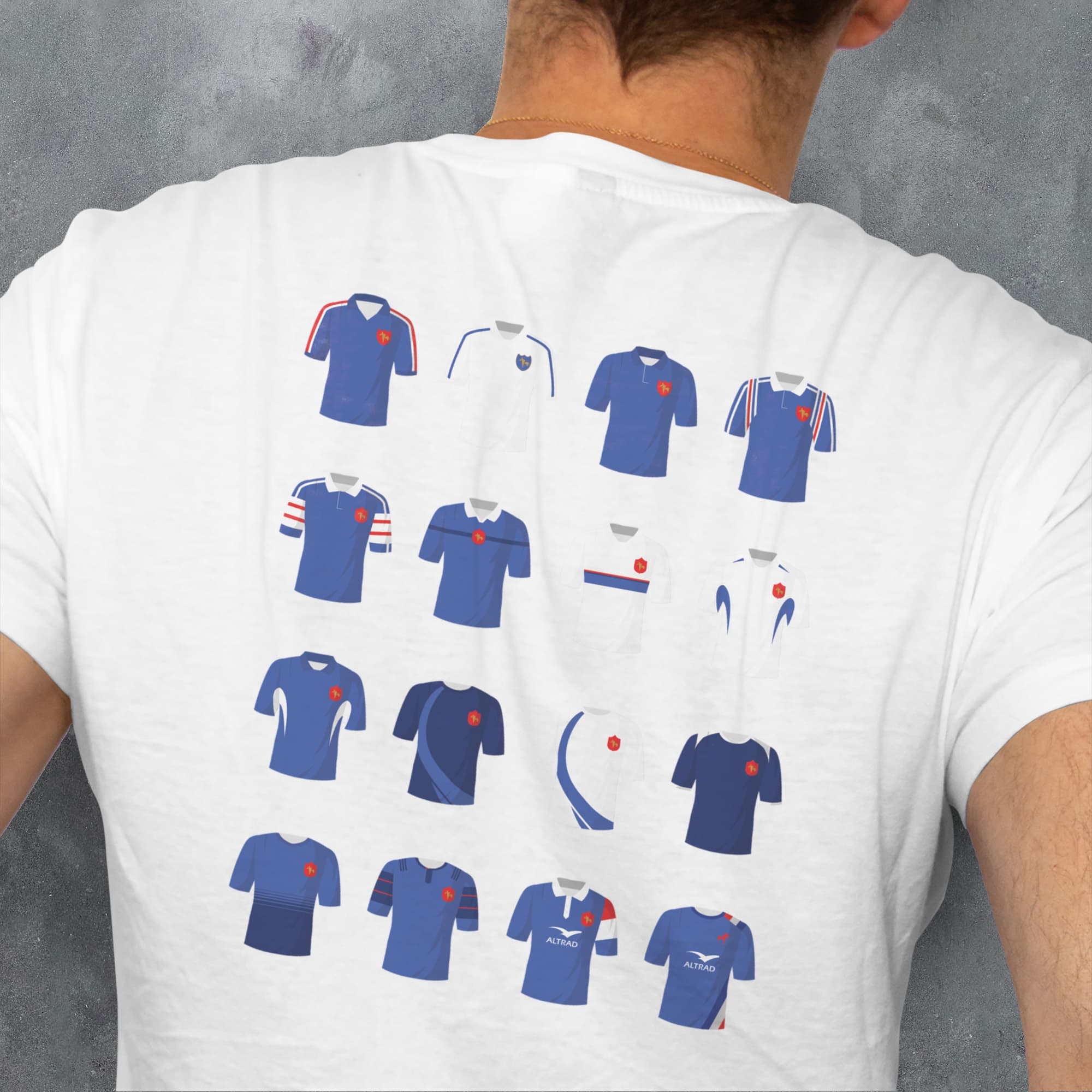 France Rugby Union Classic Kits T-Shirt
