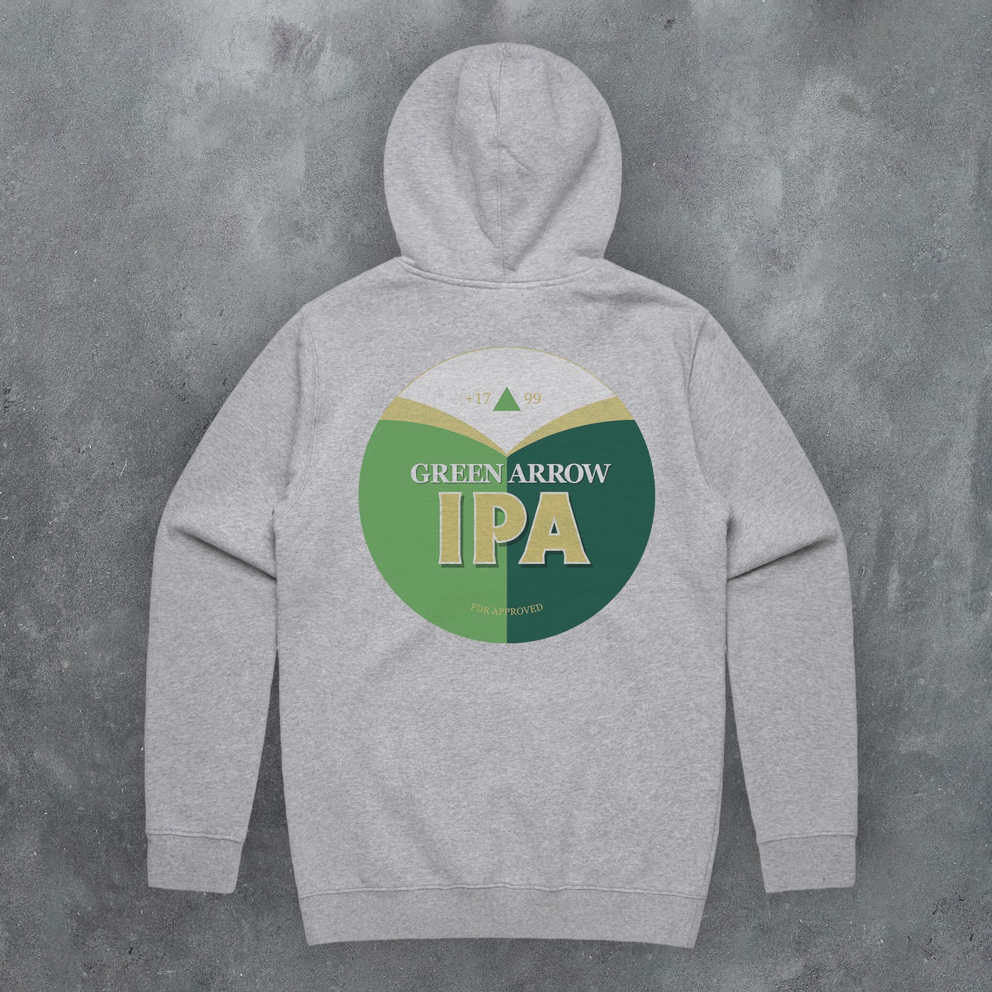 Fantasy League Football FPL 'Off The Bar' Green Arrow IPA Hoodie