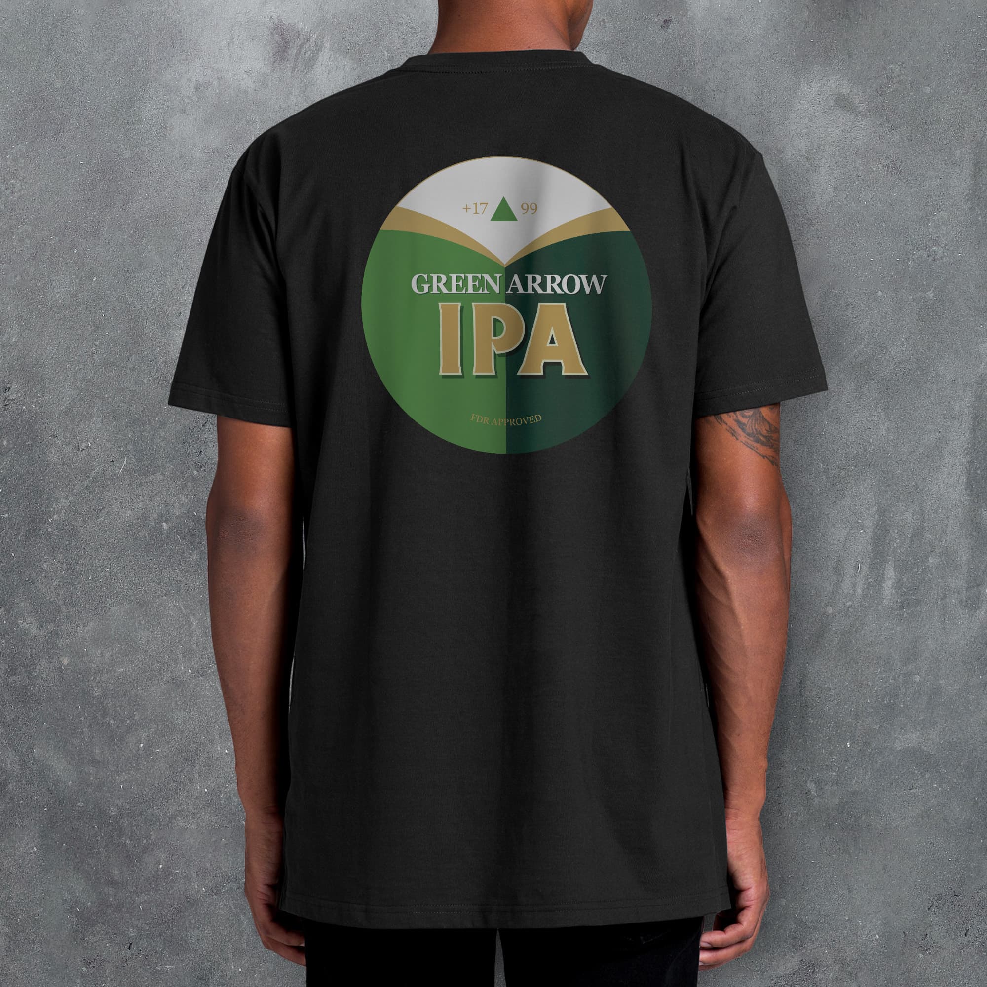 Fantasy League Football FPL 'Off The Bar' Green Arrow IPA T-Shirt