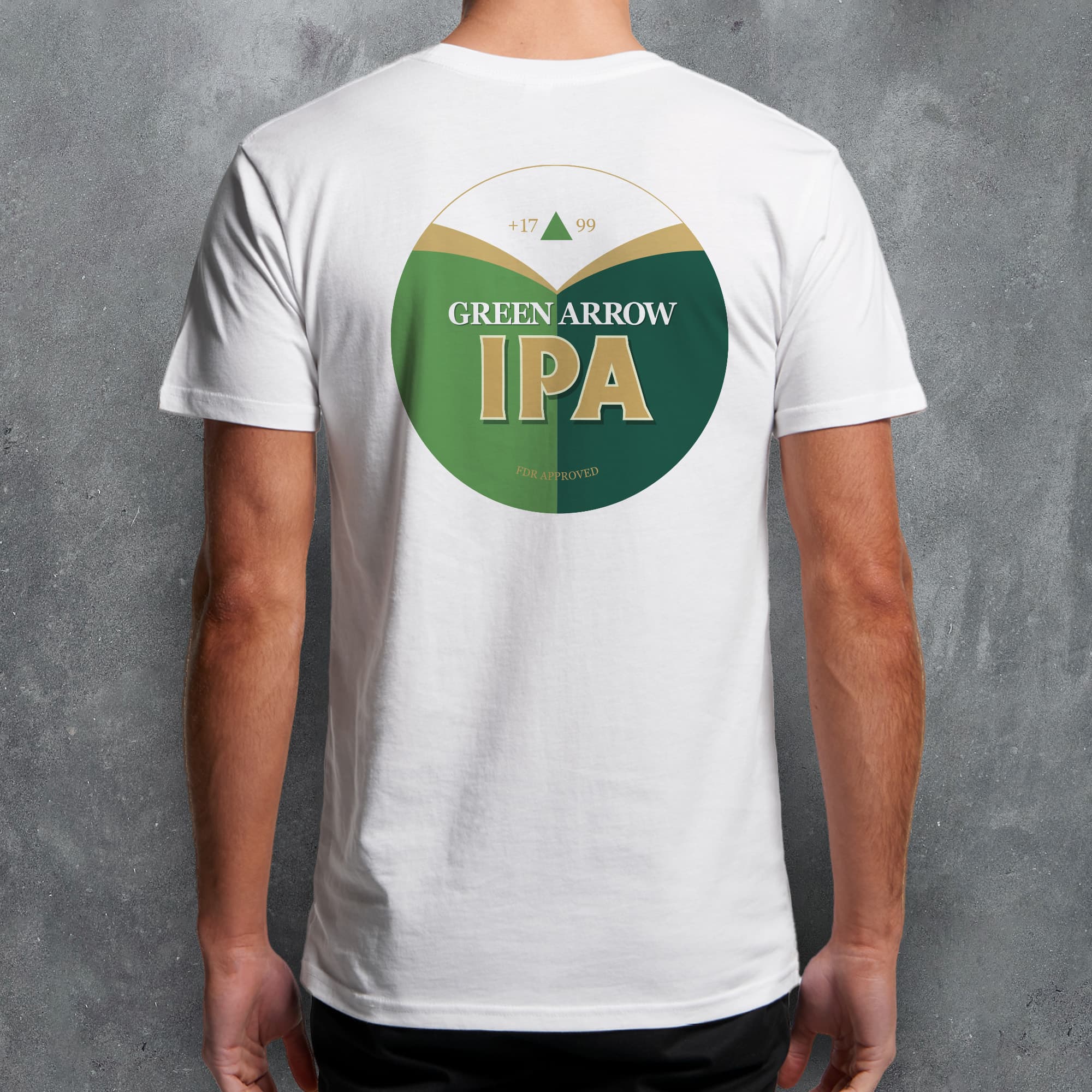 Fantasy League Football FPL 'Off The Bar' Green Arrow IPA T-Shirt