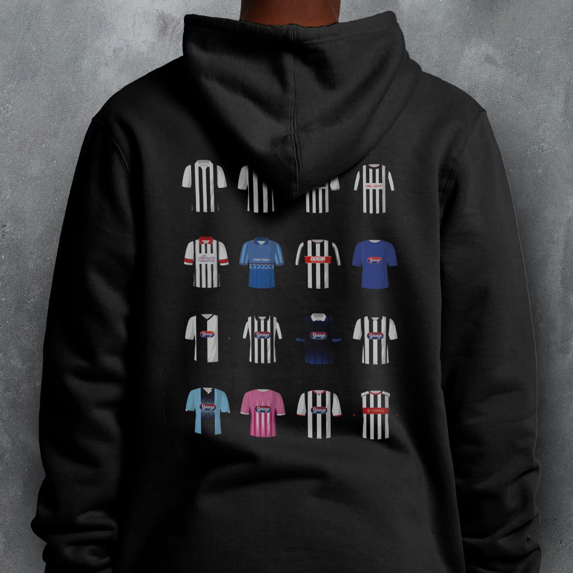 Grimsby Classic Kits Football Hoodie
