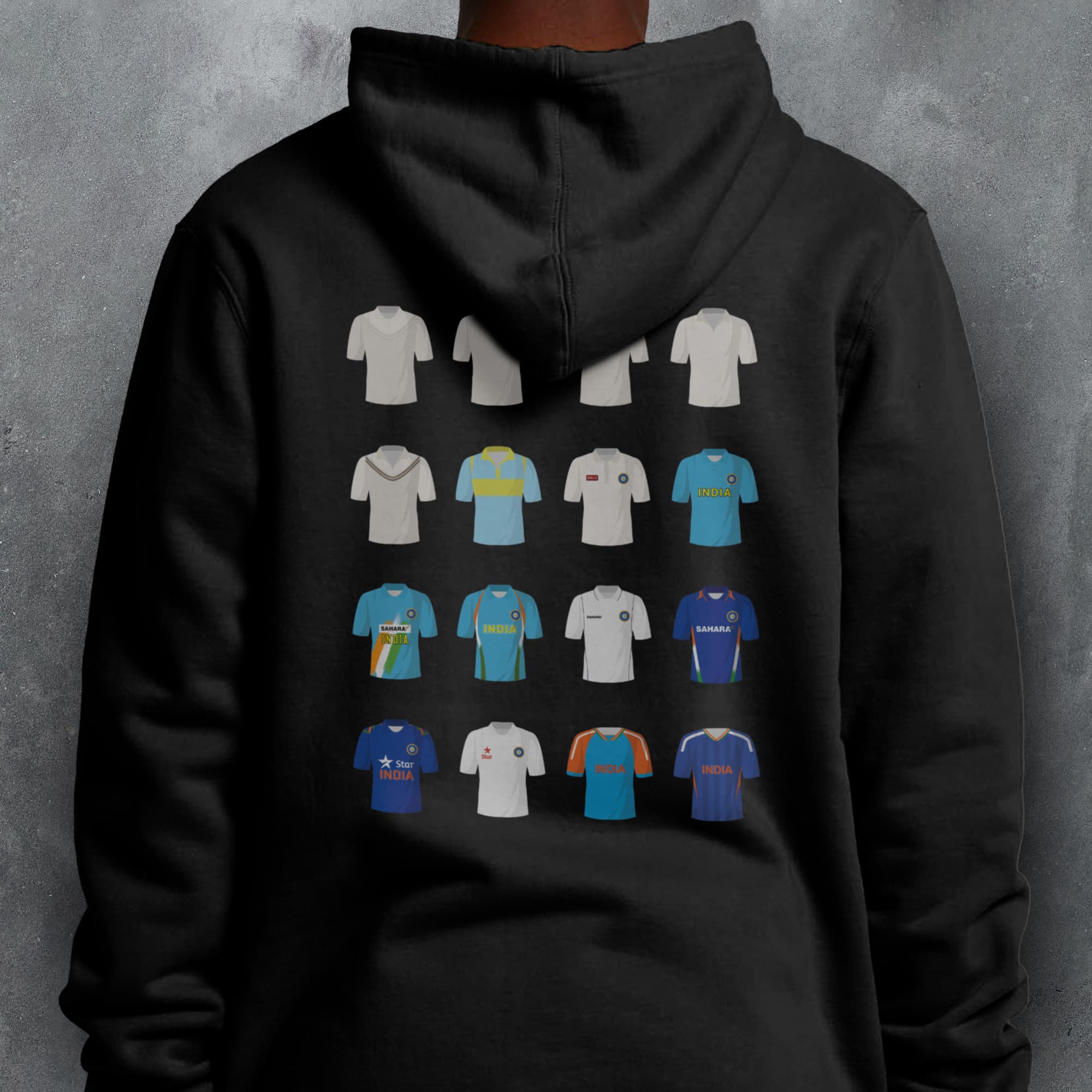 India Cricket Classic Kits Hoodie
