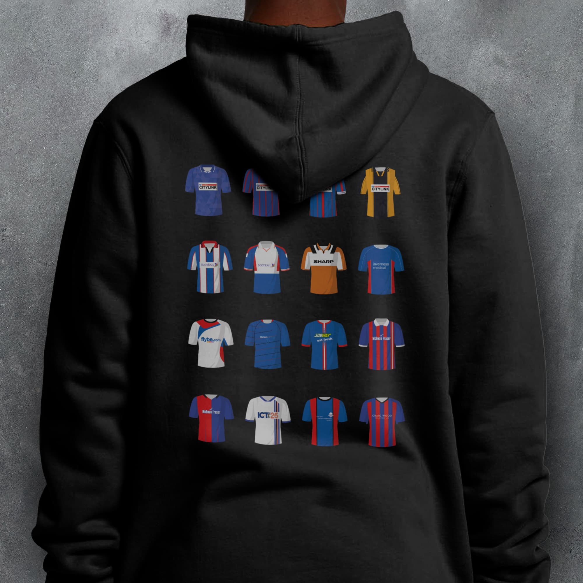 Inverness Classic Kits Football Hoodie