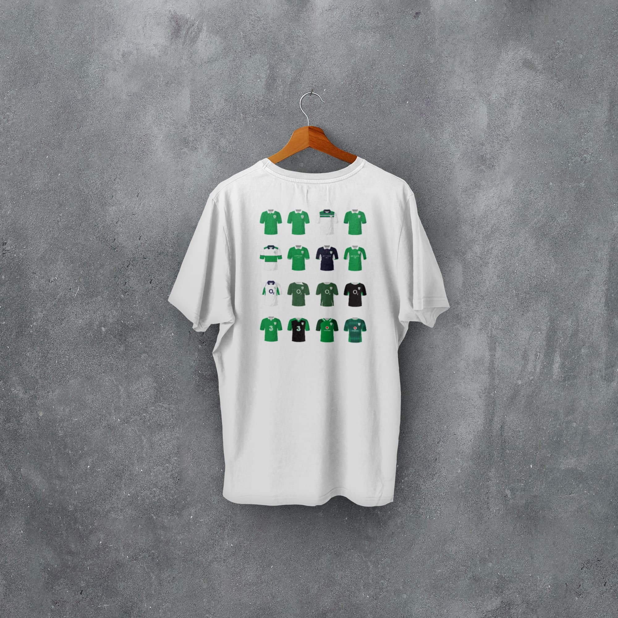 Ireland Rugby Union Classic Kits T-Shirt