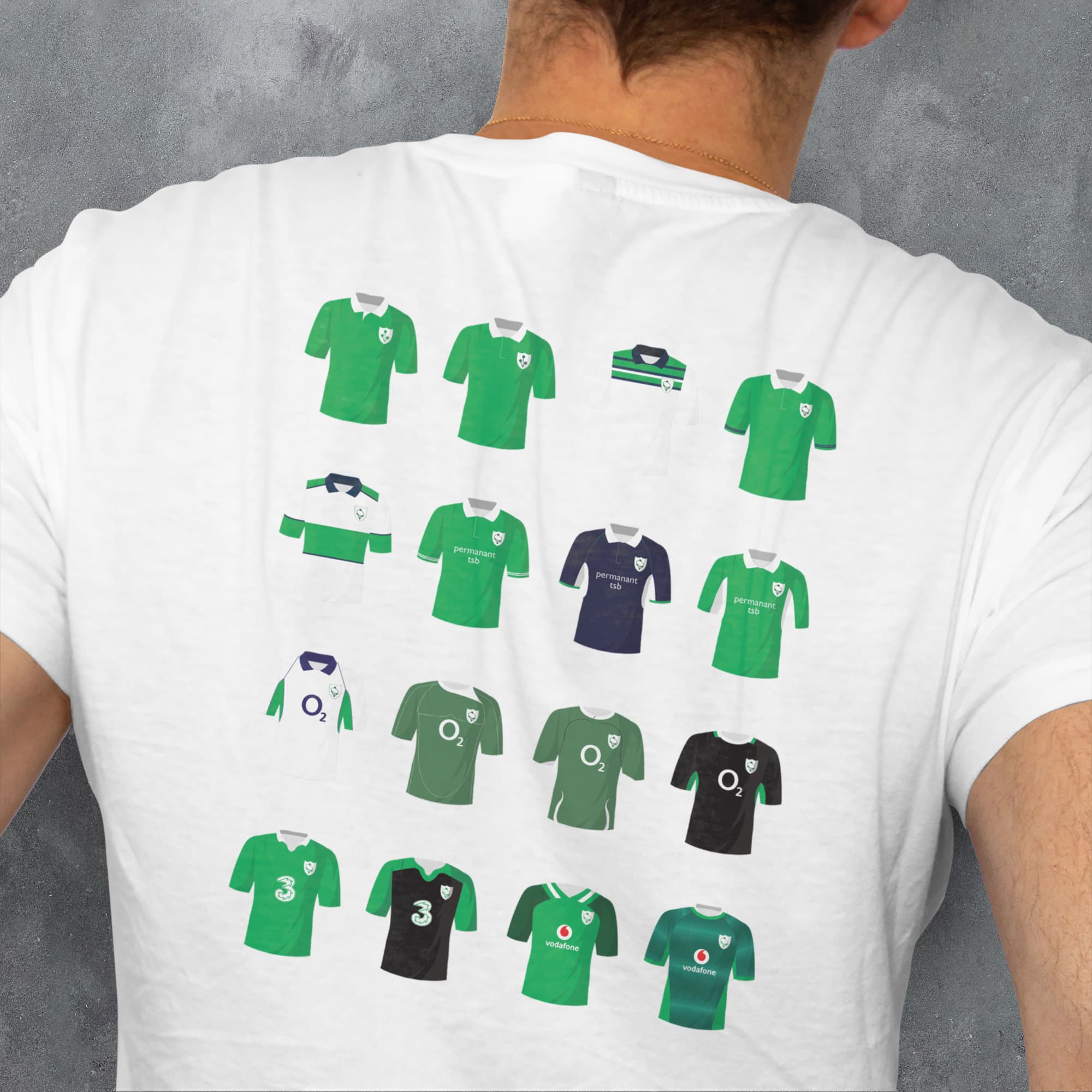 Ireland Rugby Union Classic Kits T-Shirt