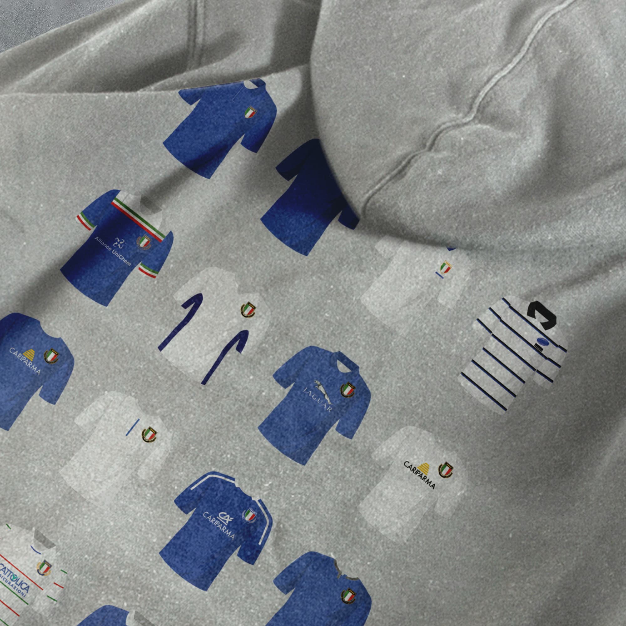 Italy Rugby Union Classic Kits Hoodie