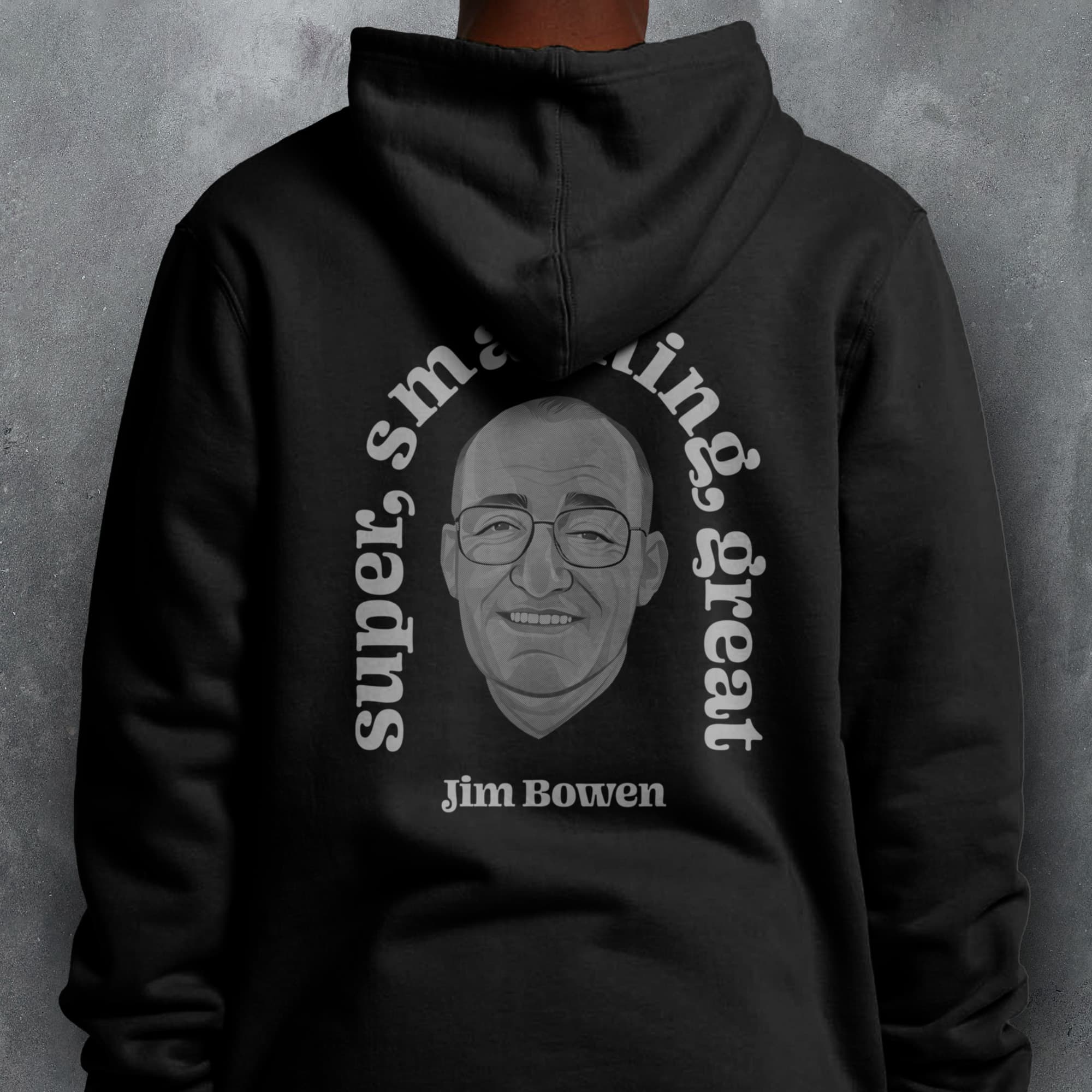 Jim Bowen 'Darts Hero' Hoodie